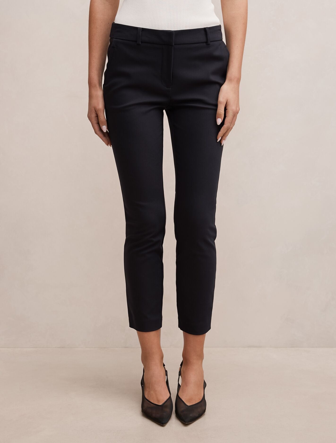 Grace 7/8Th Slim Pants Navy Suit Forever New