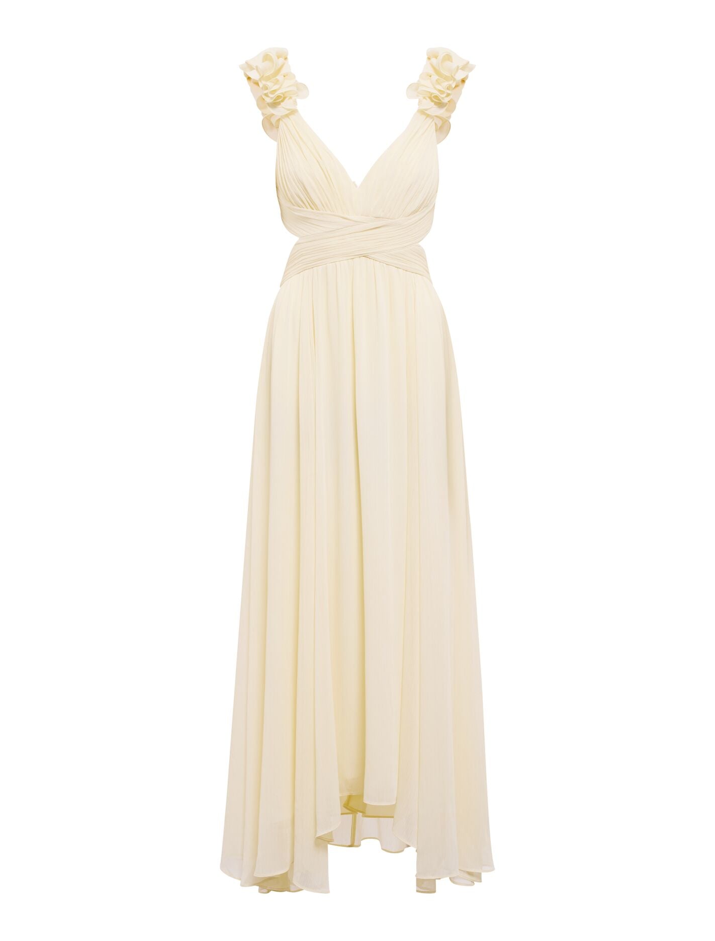 Selena Ruffle Shoulder Maxi Dress Forever New