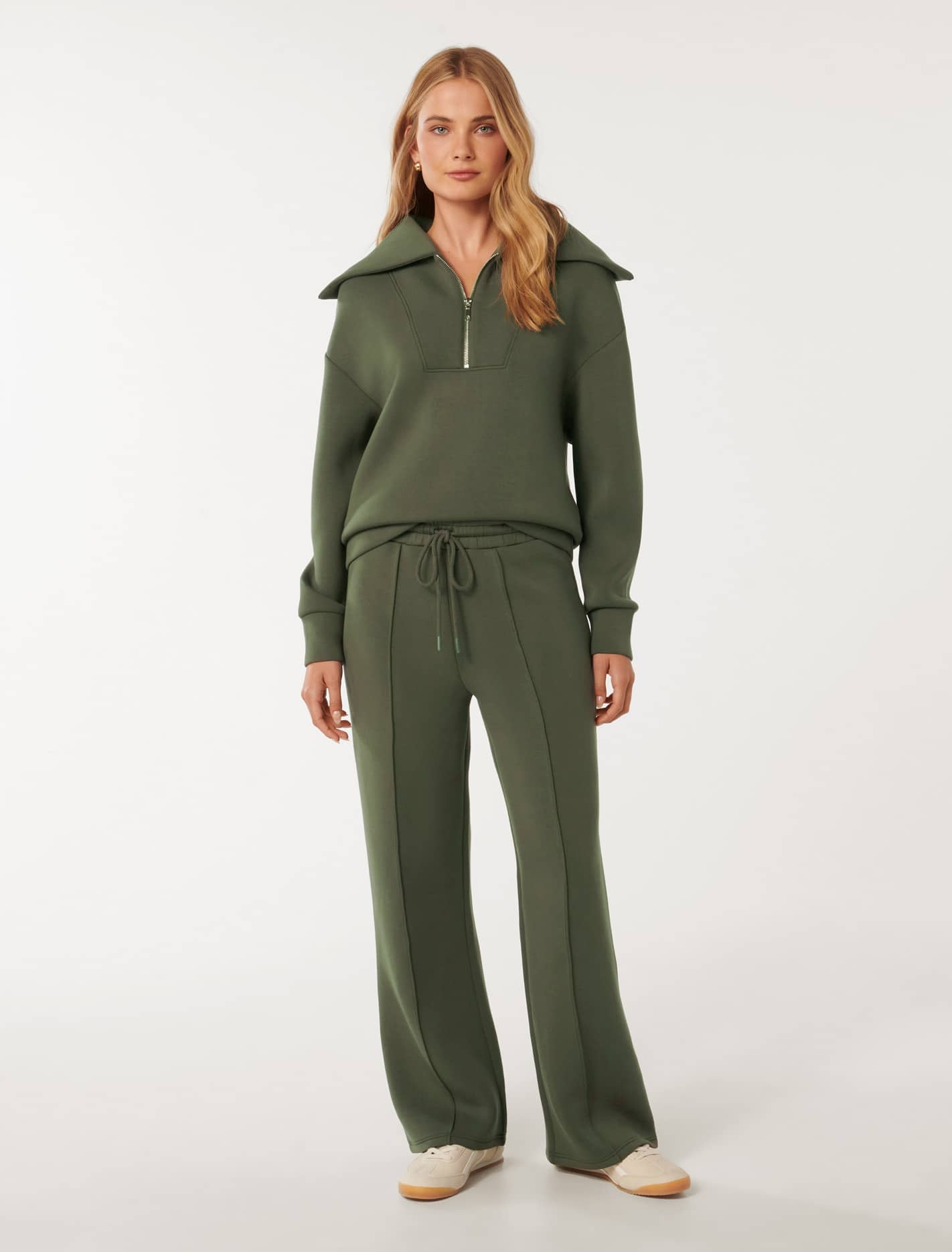 Tiana Wide Leg Track Pants Forever New