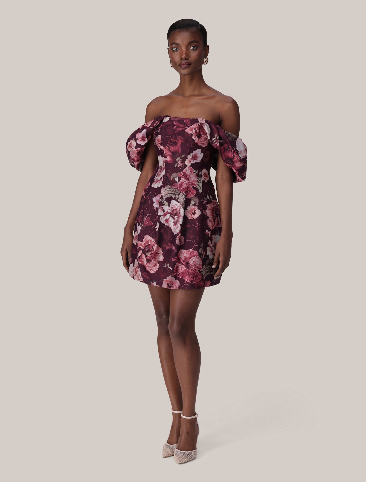 Jacquie Off Shoulder Mini Dress Forever New