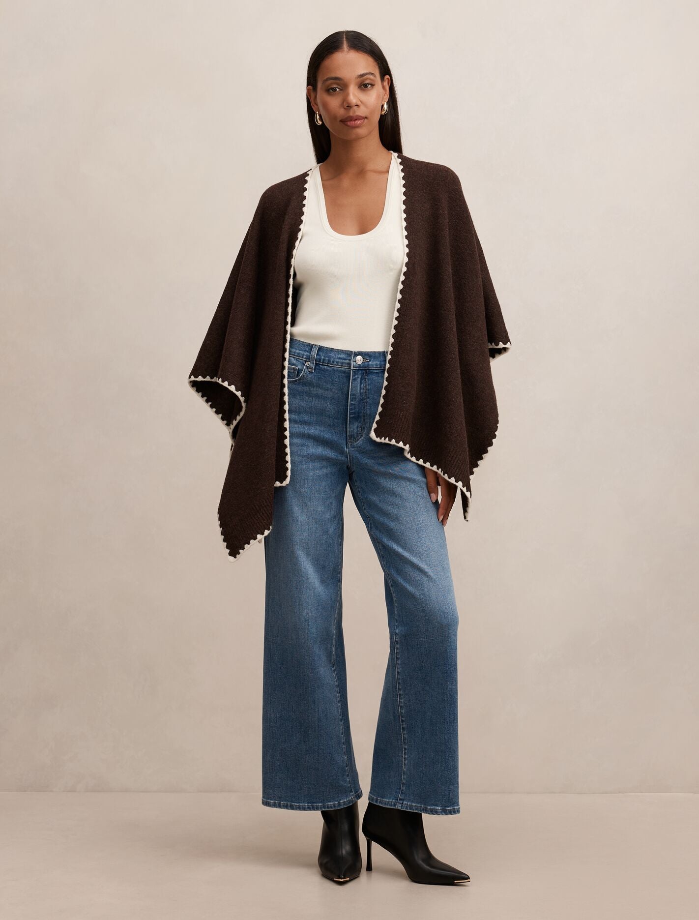 Sara Stitch Detail Cape Forever New