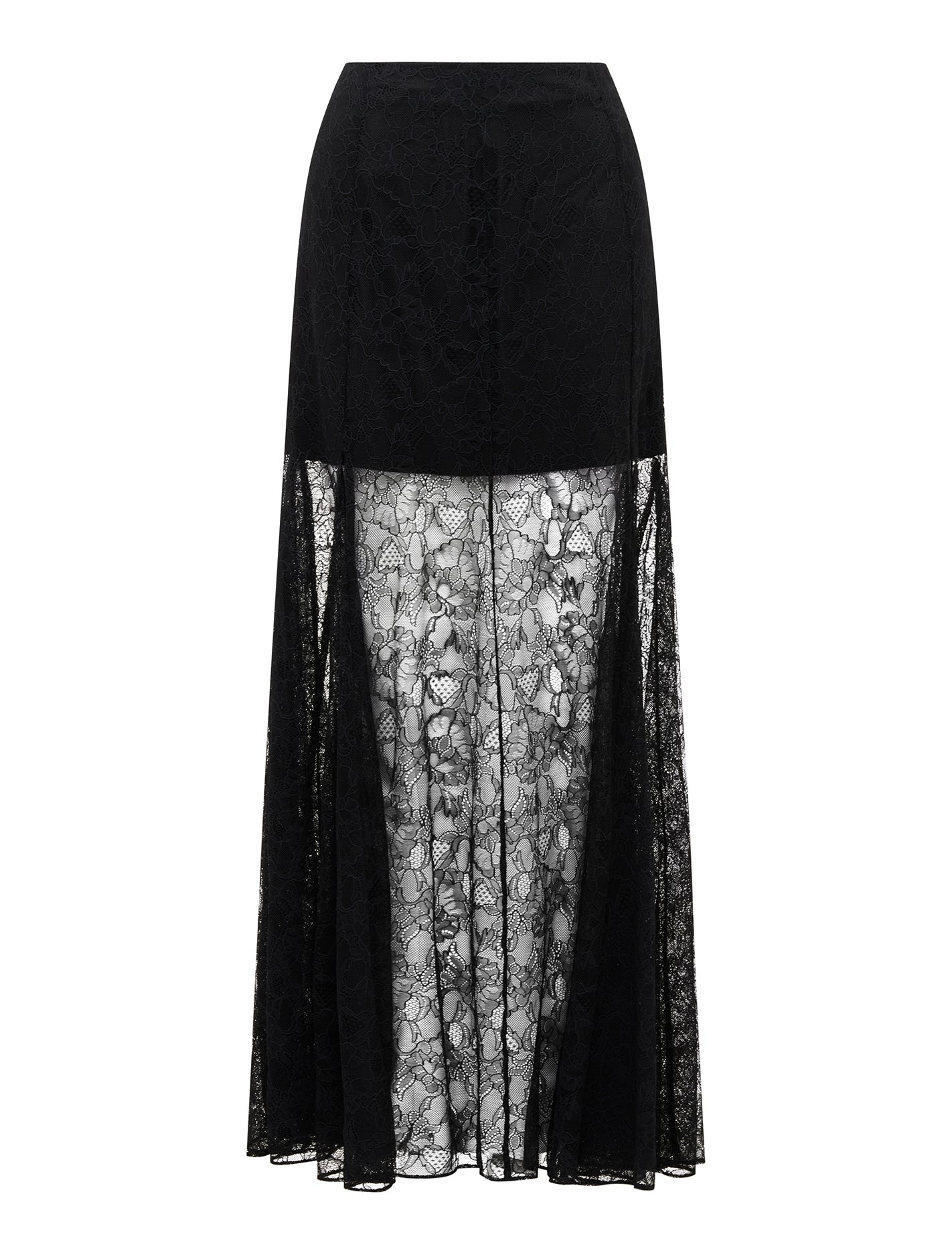 Mahalia Godet Lace Midi Skirt Forever New