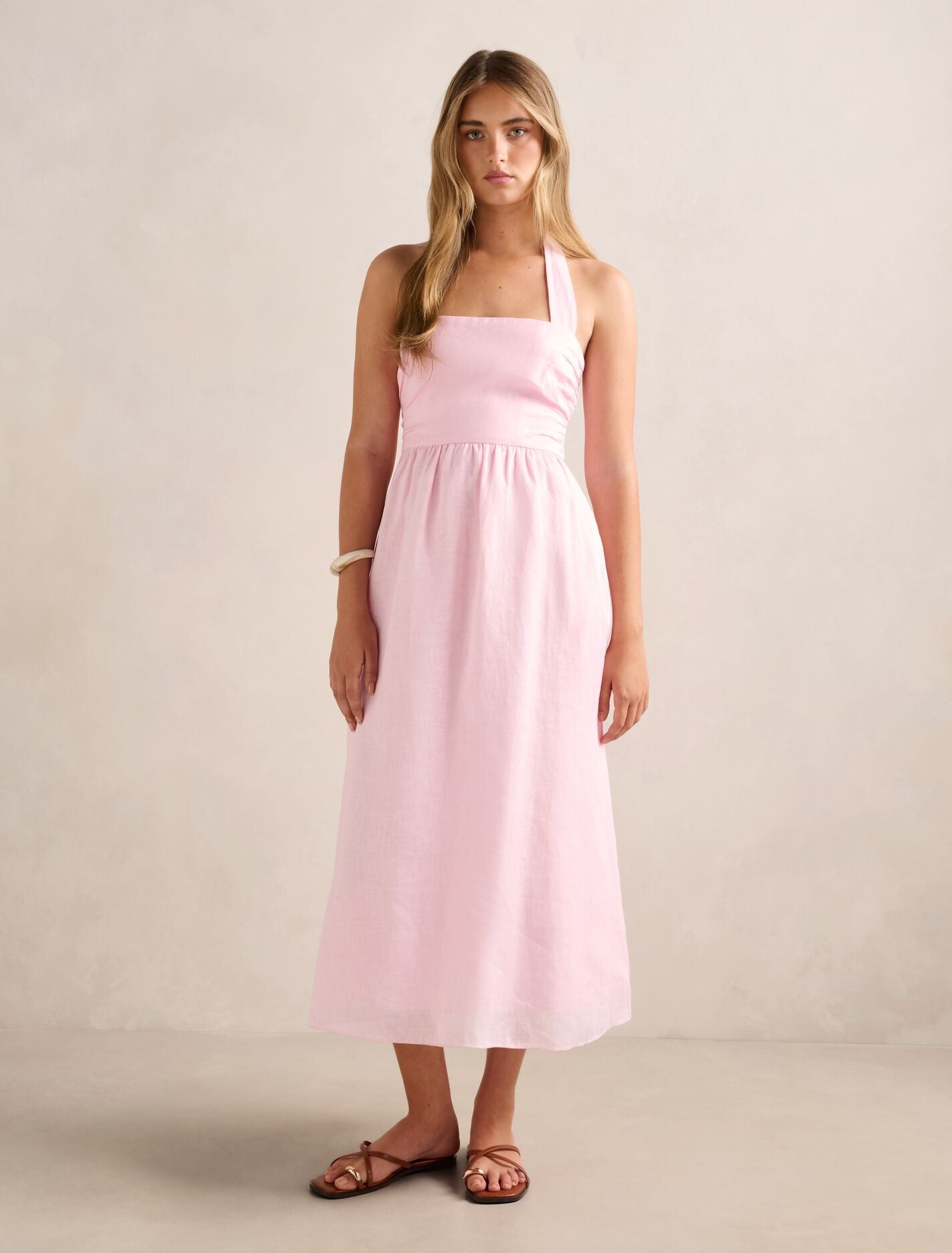 Tilda Halter Midi Dress Candy Hearts Forever New