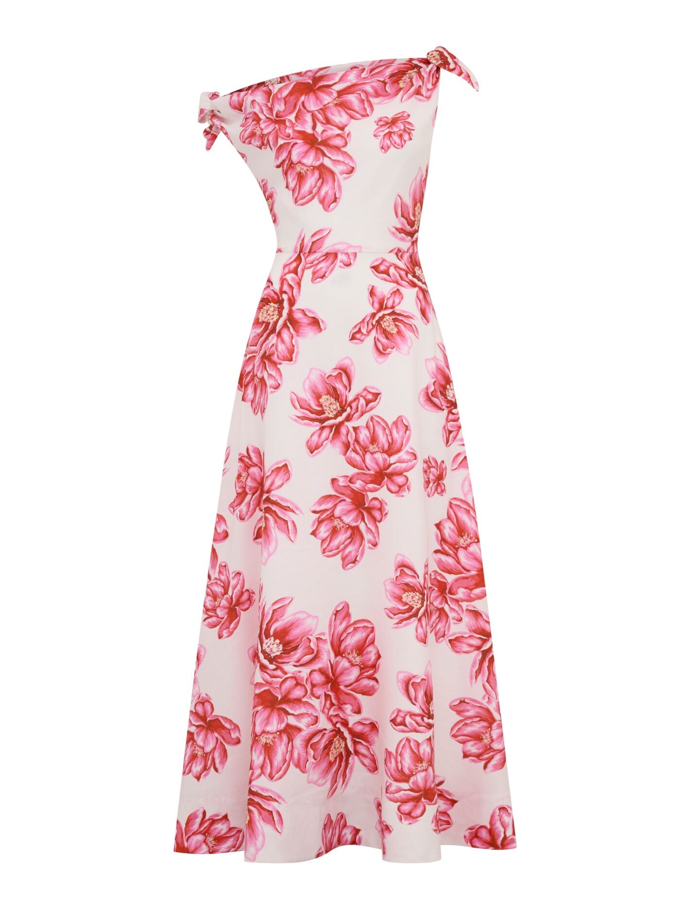 Vinetta Asym Bow Midi Dress Forever New