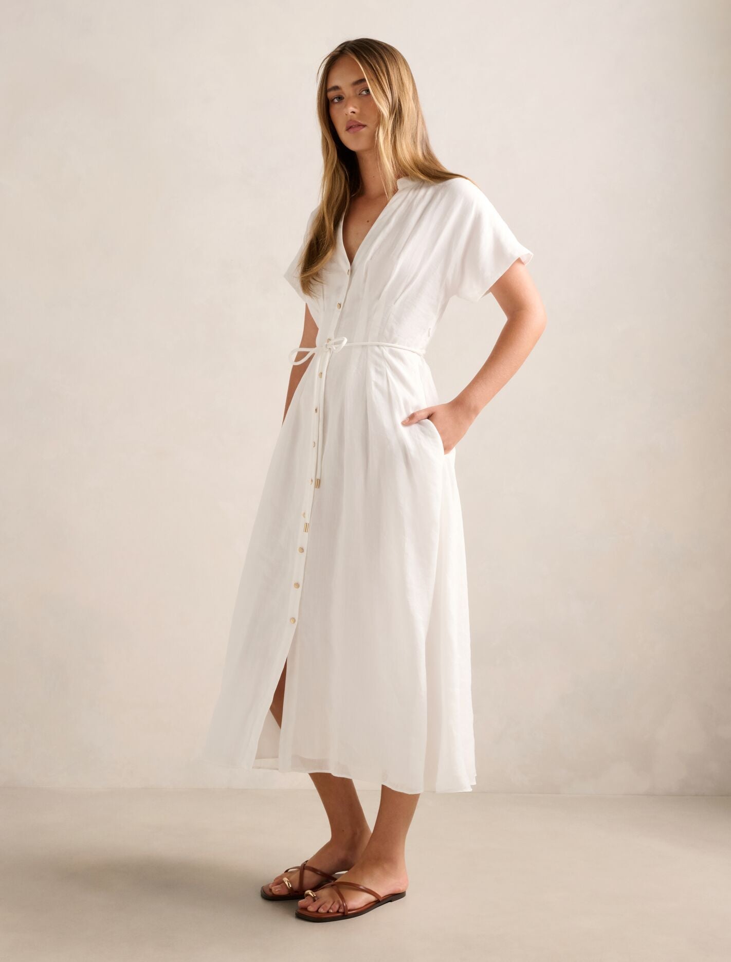 Jemma Shirt Midi Dress Forever New