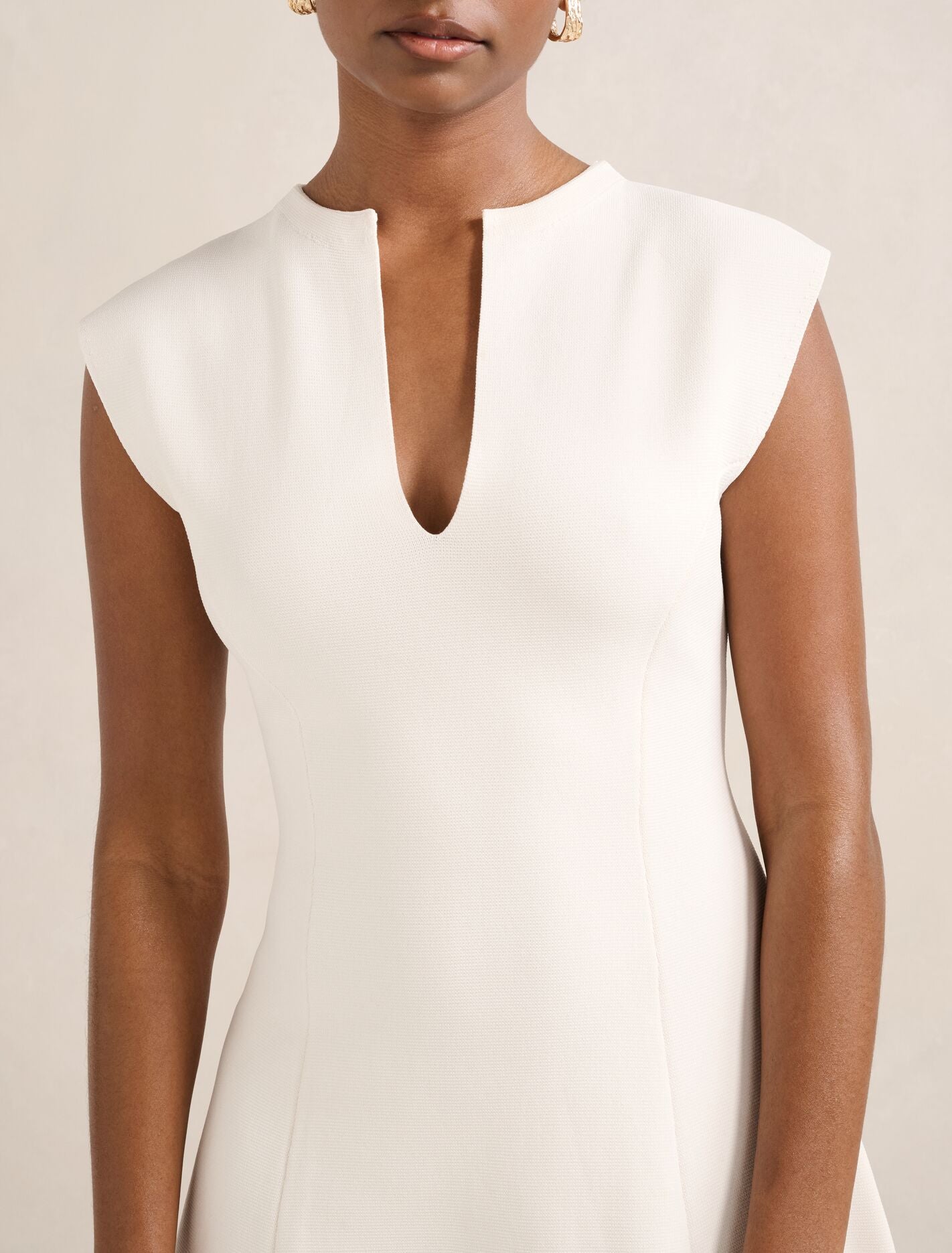 Katerina Petite Crepe Knit Mini Dress Forever New
