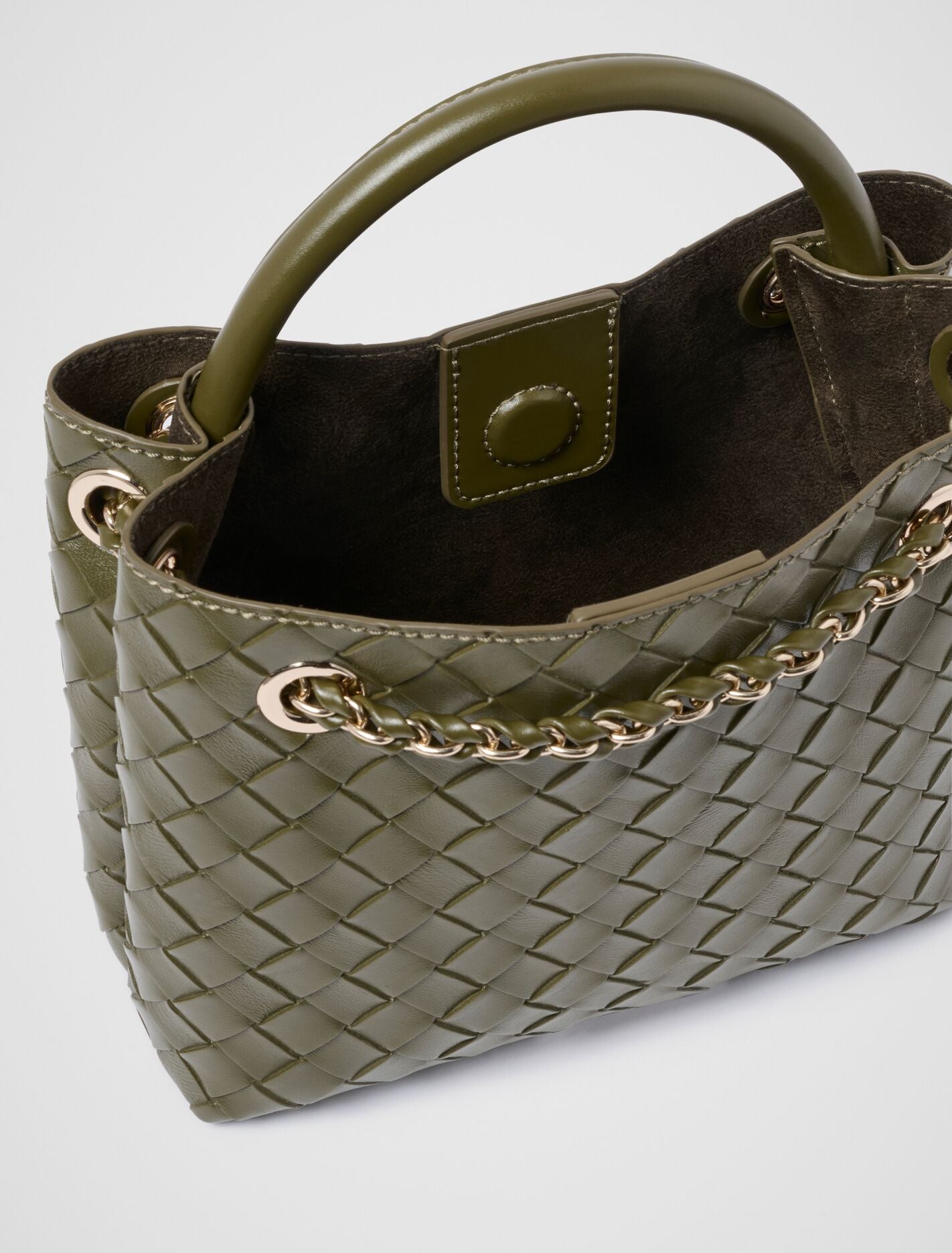 Lillian Weave Small Tote Bag Forever New