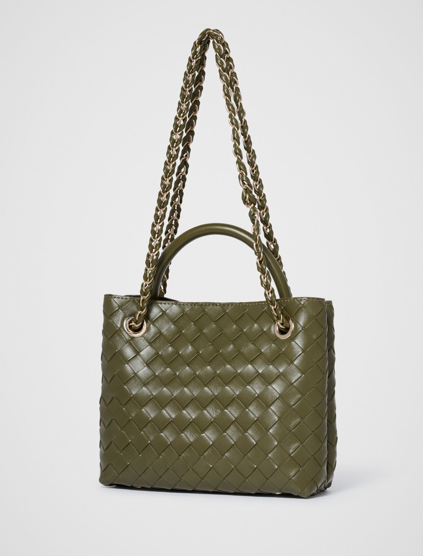 Lillian Weave Small Tote Bag Forever New