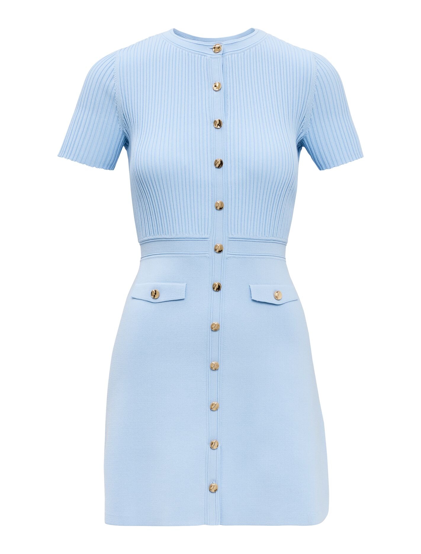 Issie Short Sleeve Knit Mini Dress Forever New