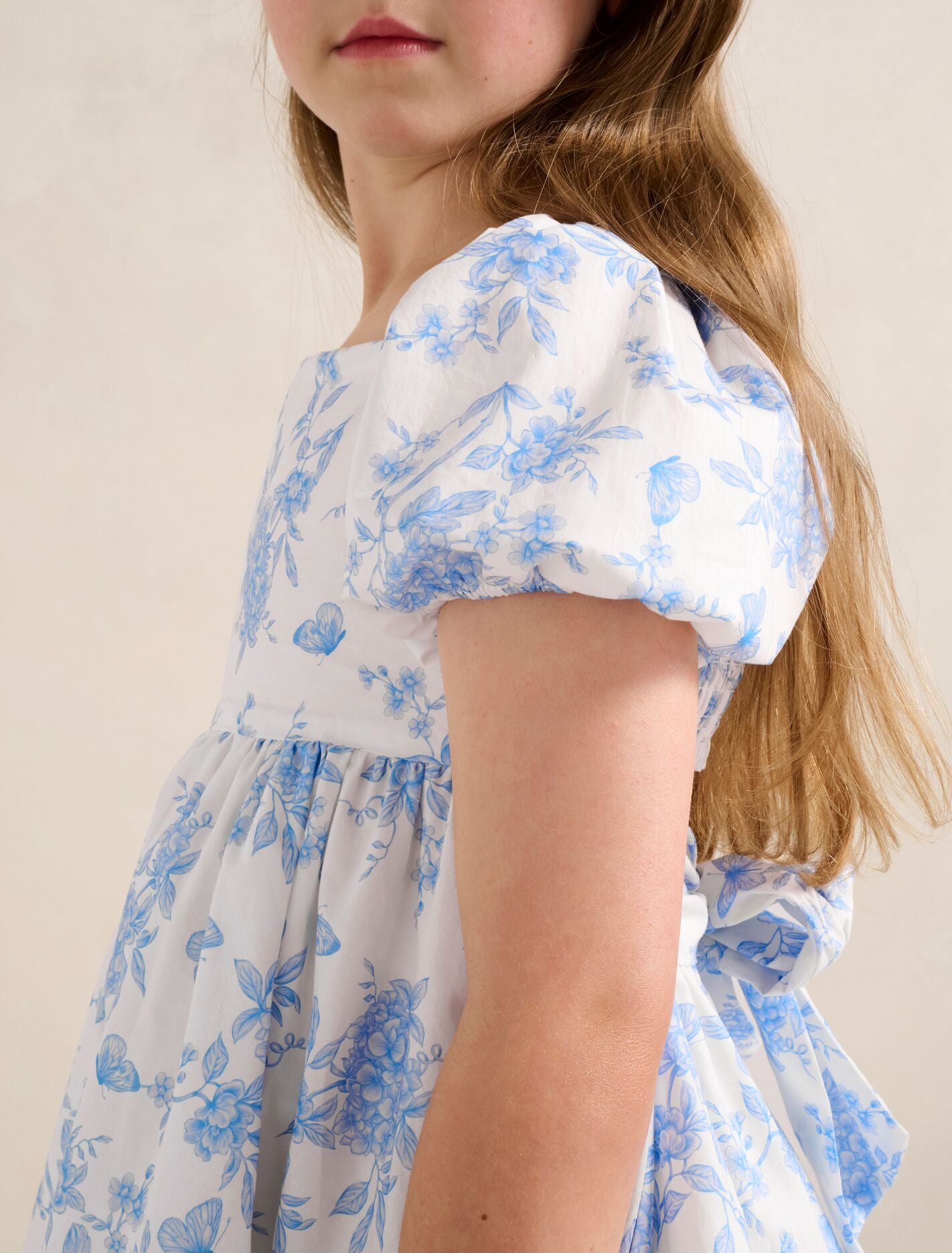 Ria Girls Puff Sleeve Print Dress Forever New