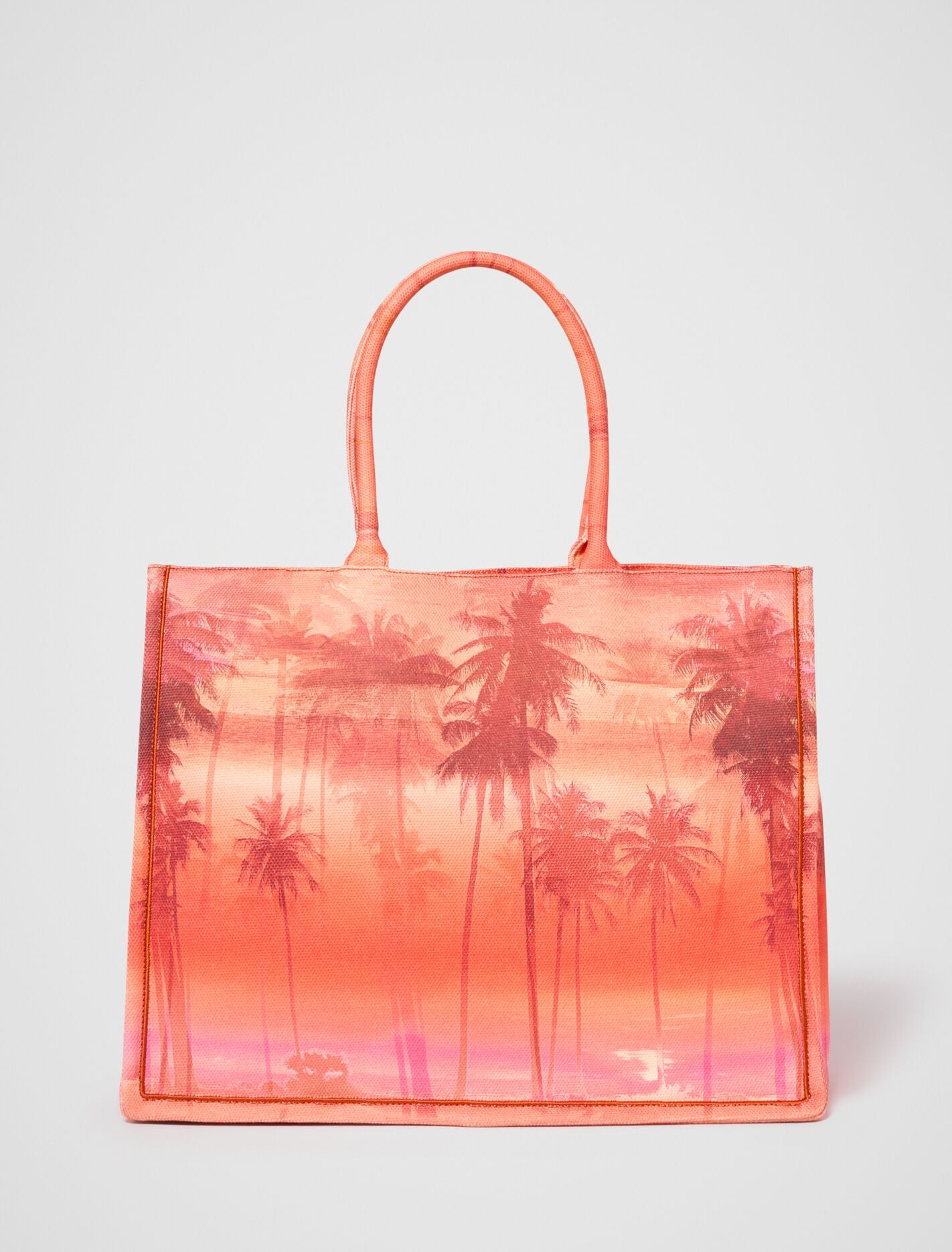 Pamela Palm Tree Print Tote Bag Forever New