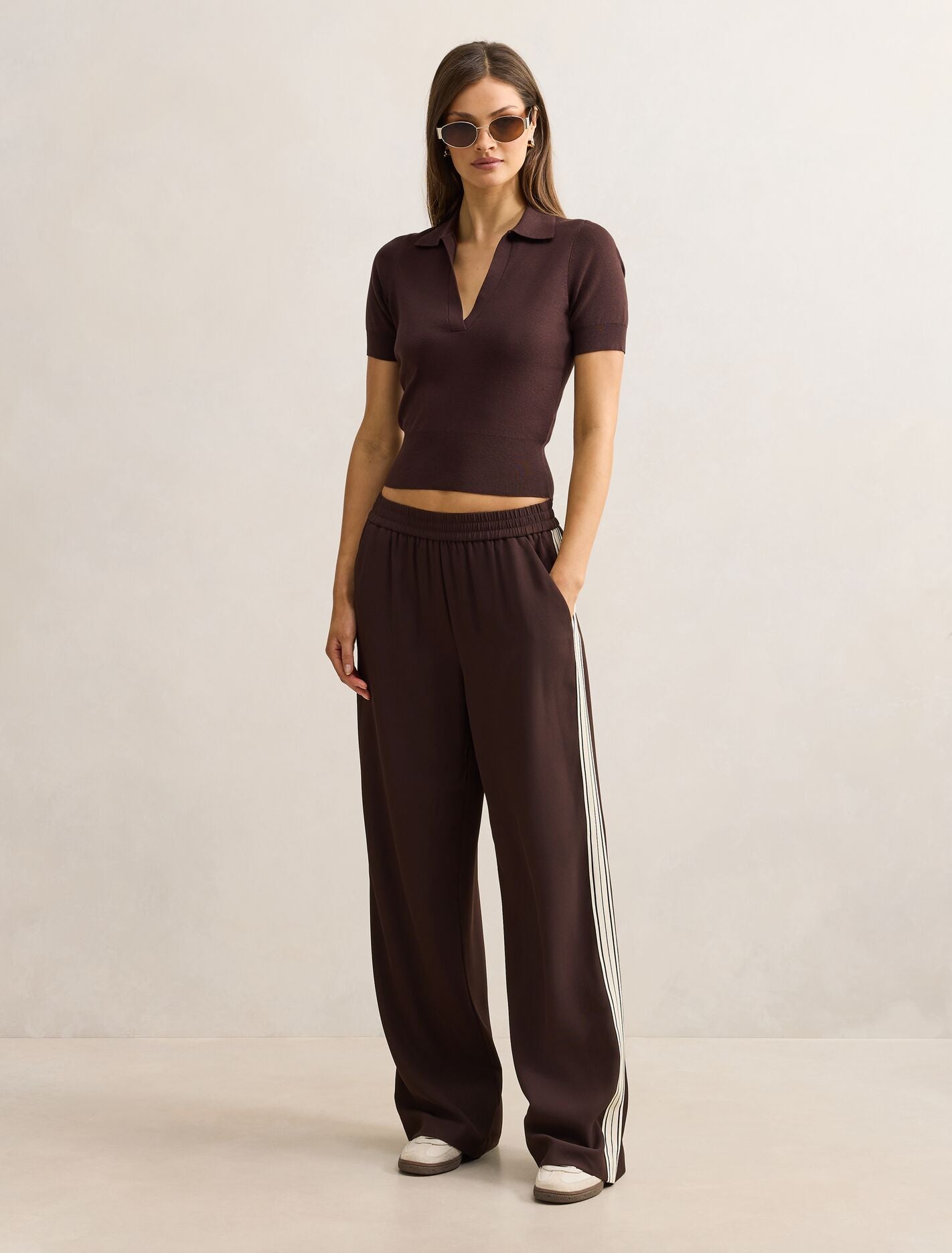 Gia Knit Polo Top Forever New