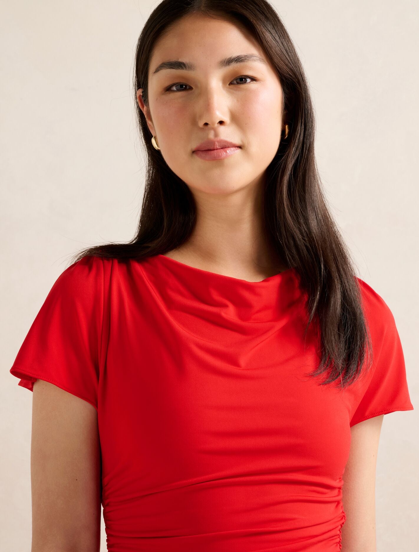 Stormi Spliced Shoulder Top Forever New