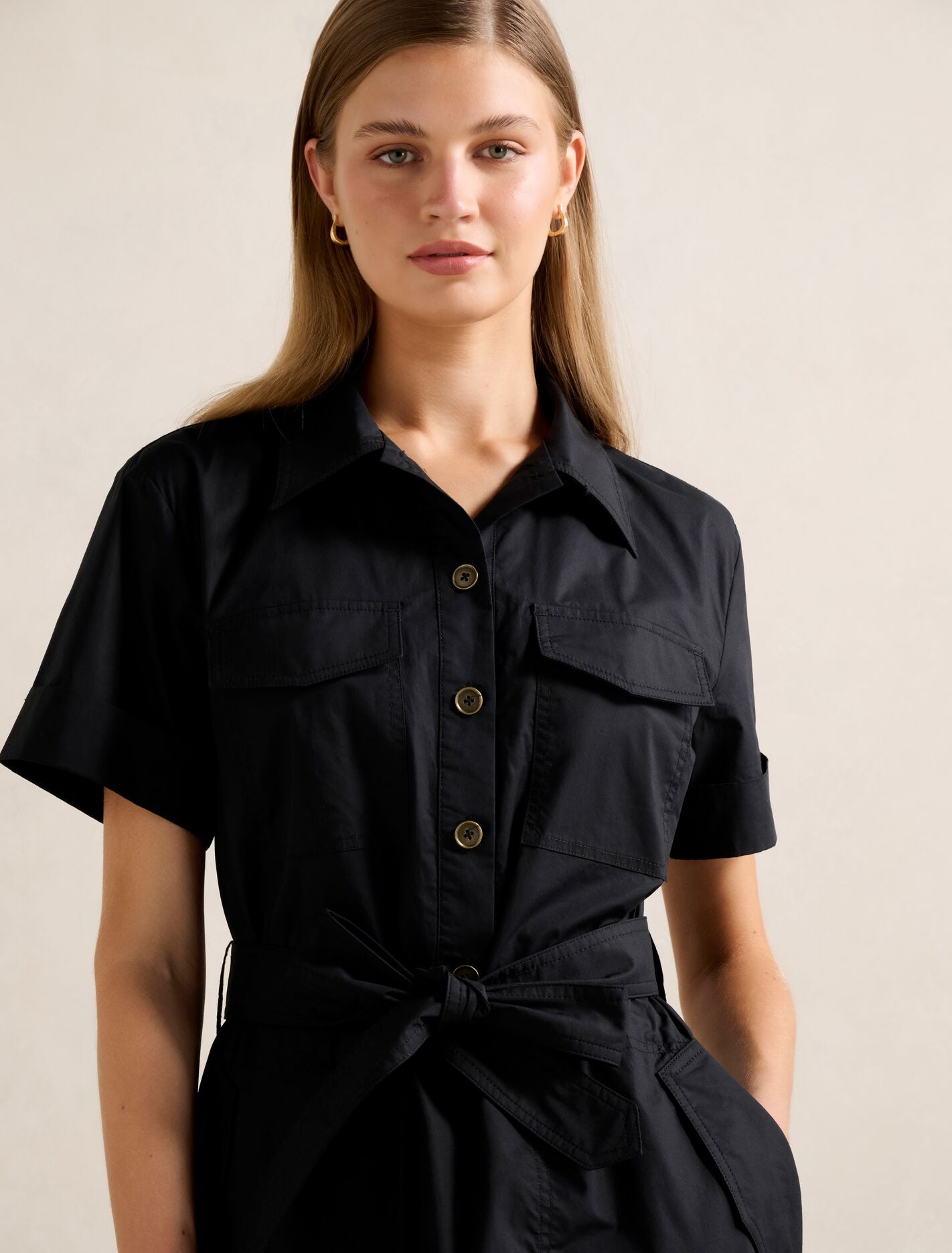 Danica Cotton Shirt Midi Dress Forever New