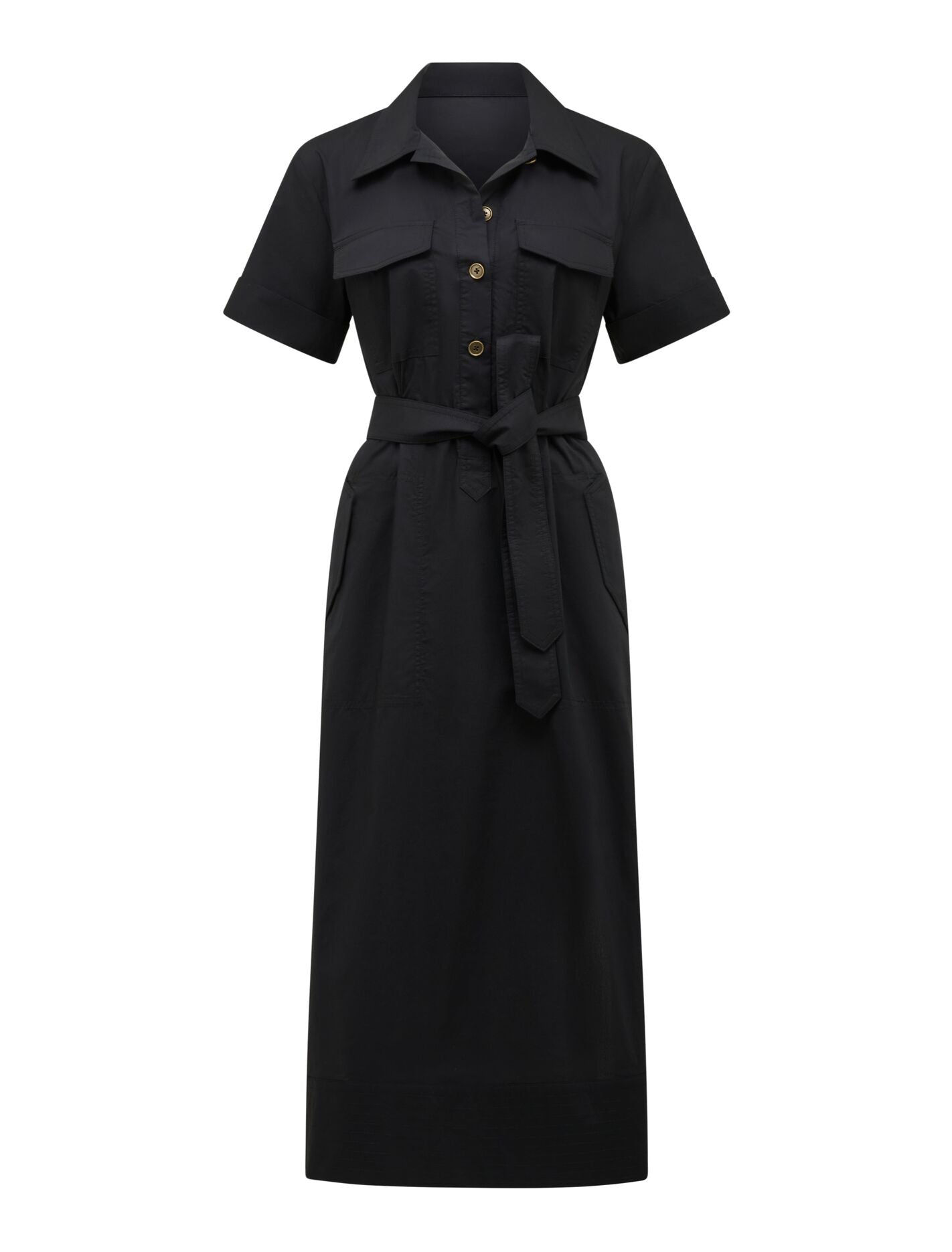 Danica Cotton Shirt Midi Dress Forever New