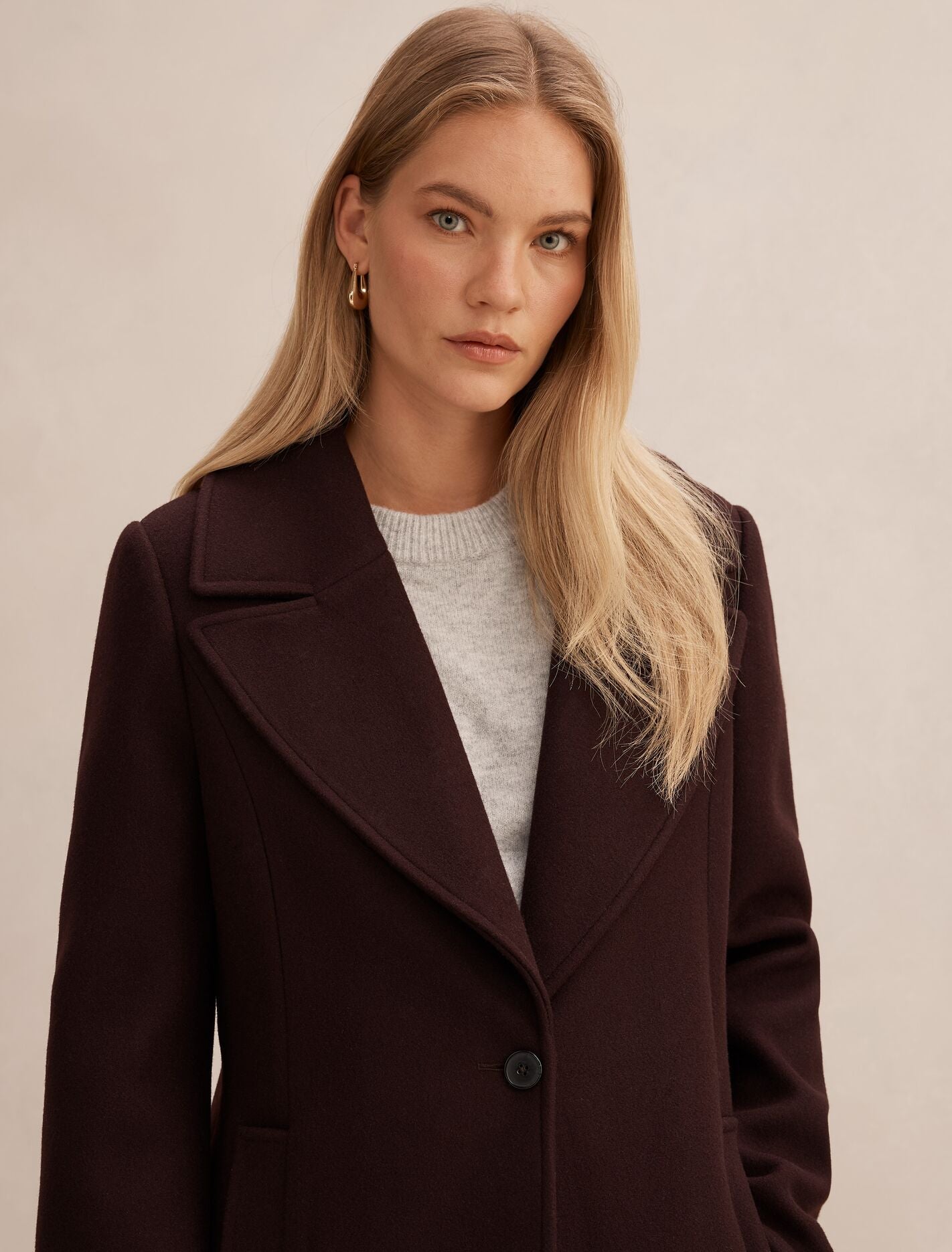 Danielle Single Breasted Coat Forever New