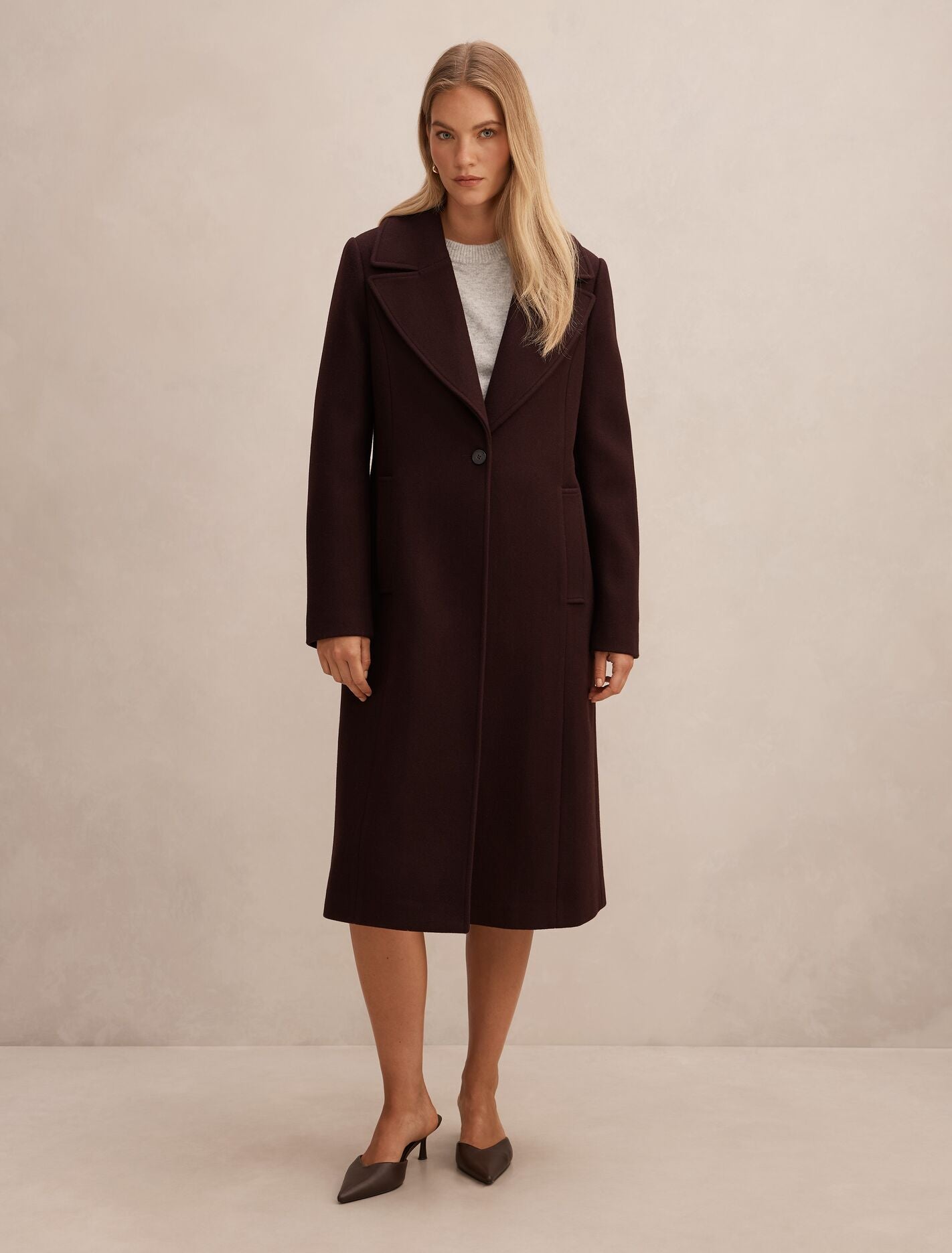 Danielle Single Breasted Coat Forever New