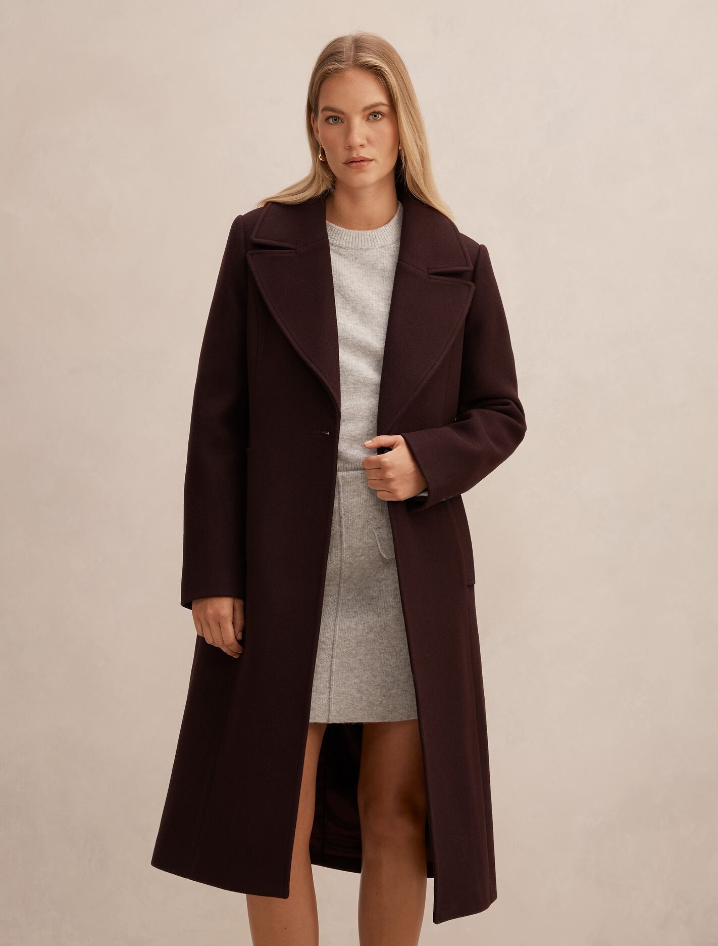 Danielle Single Breasted Coat Forever New