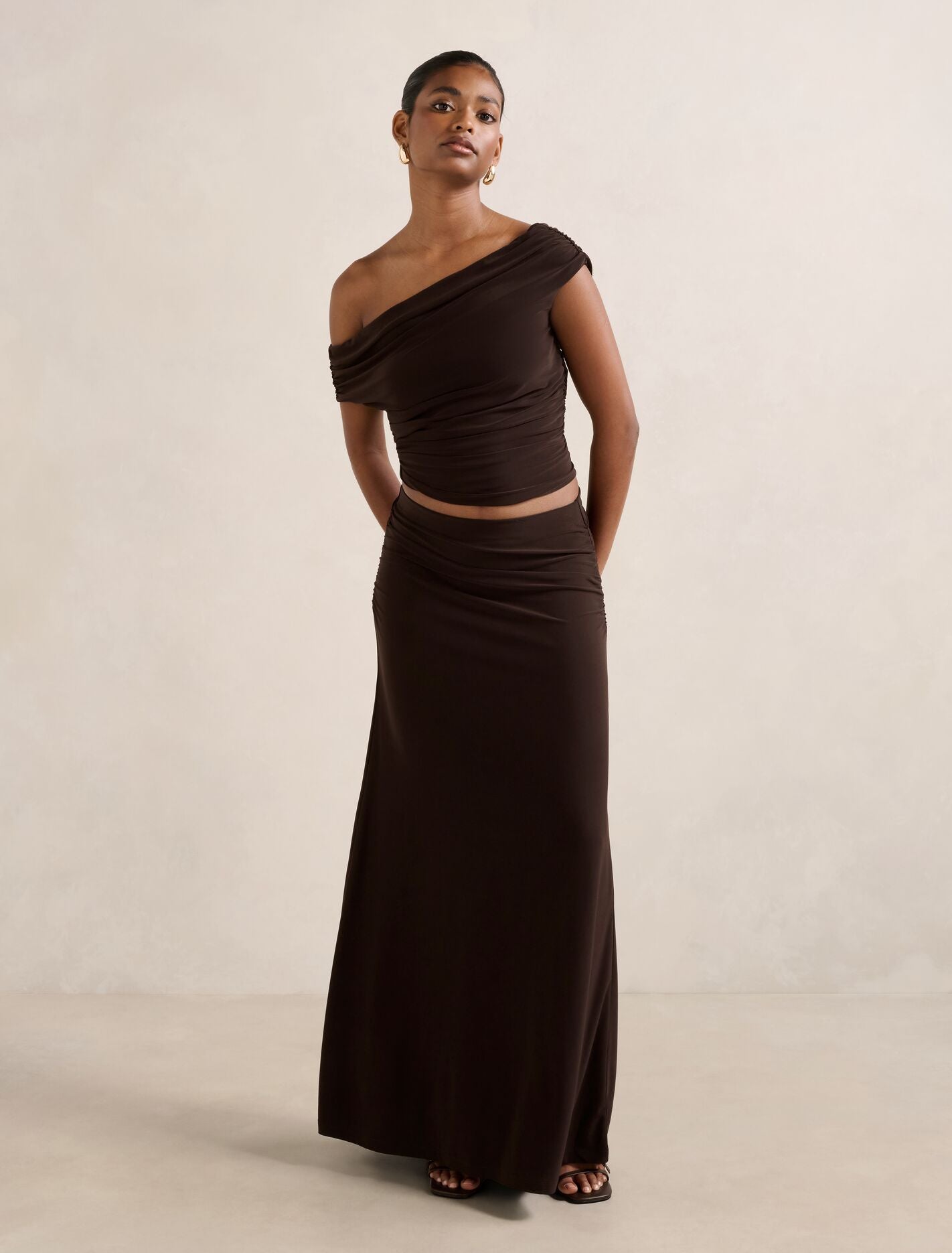 Mimi Petite Off Shoulder Top Forever New