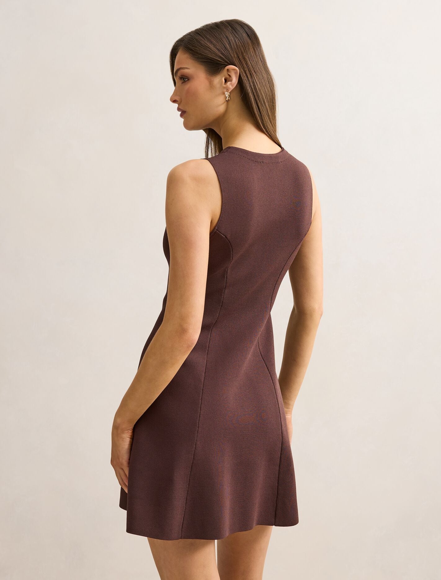 Lucienne Fit And Flare Knit Mini Dress Forever New