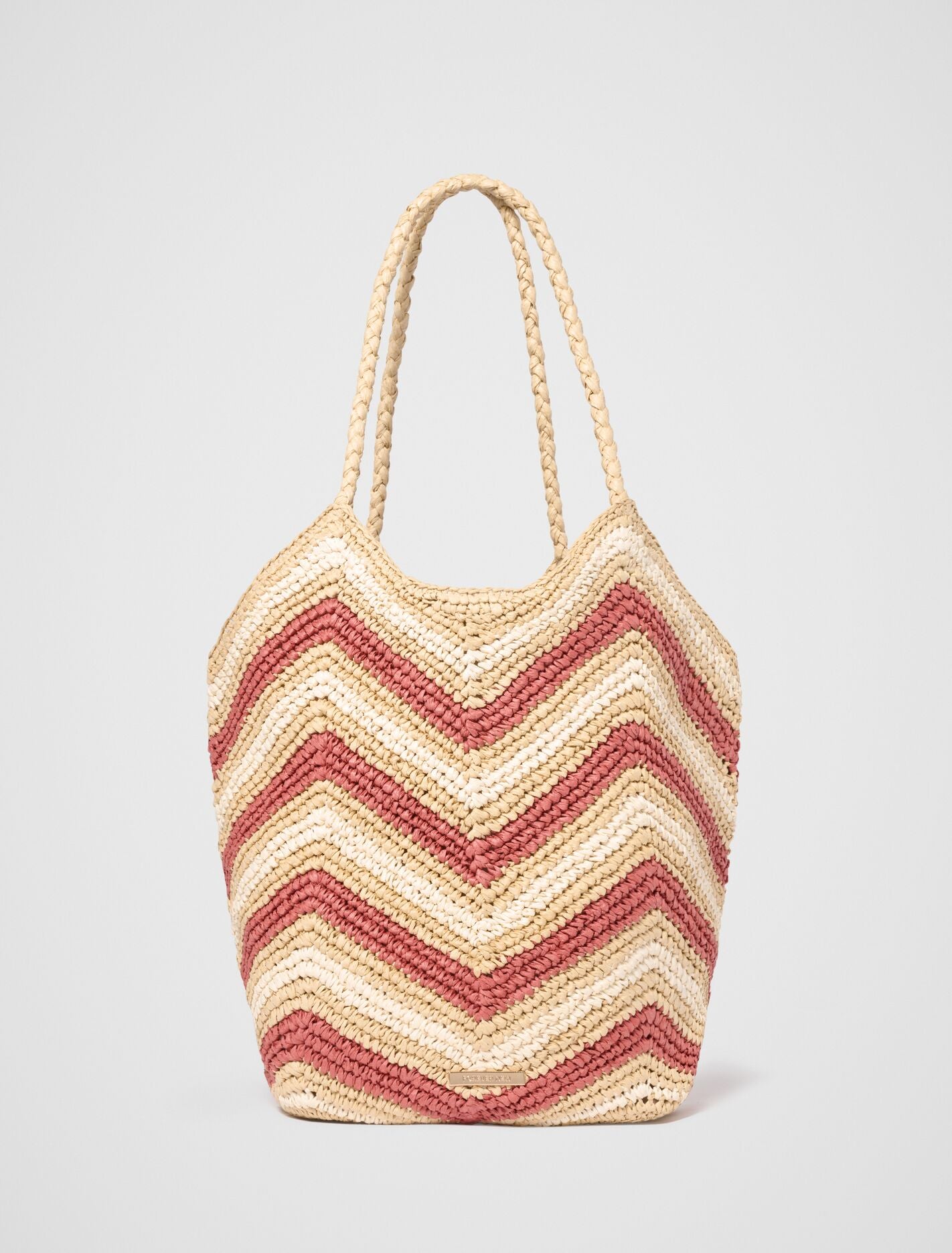 Keira Chevron Weave Tote Bag 0 Multi Forever New
