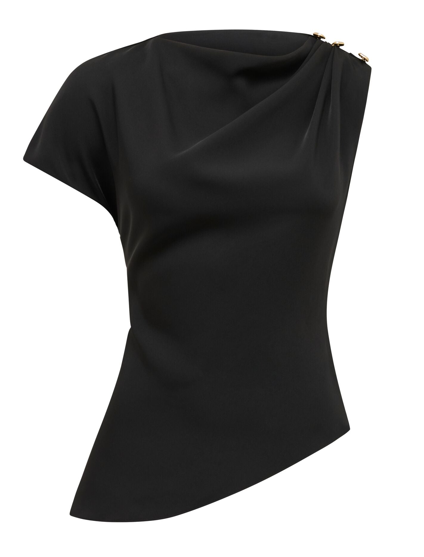 Aubery Asymmetric Draped Top Forever New