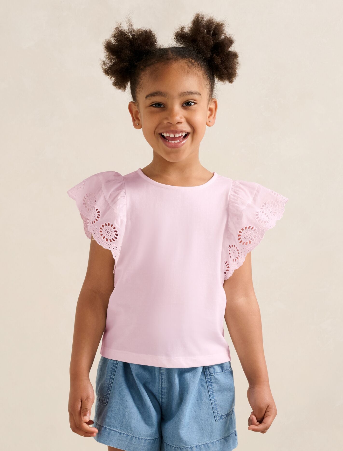 Aurora Flutter Sleeve Girls T-Shirt Forever New