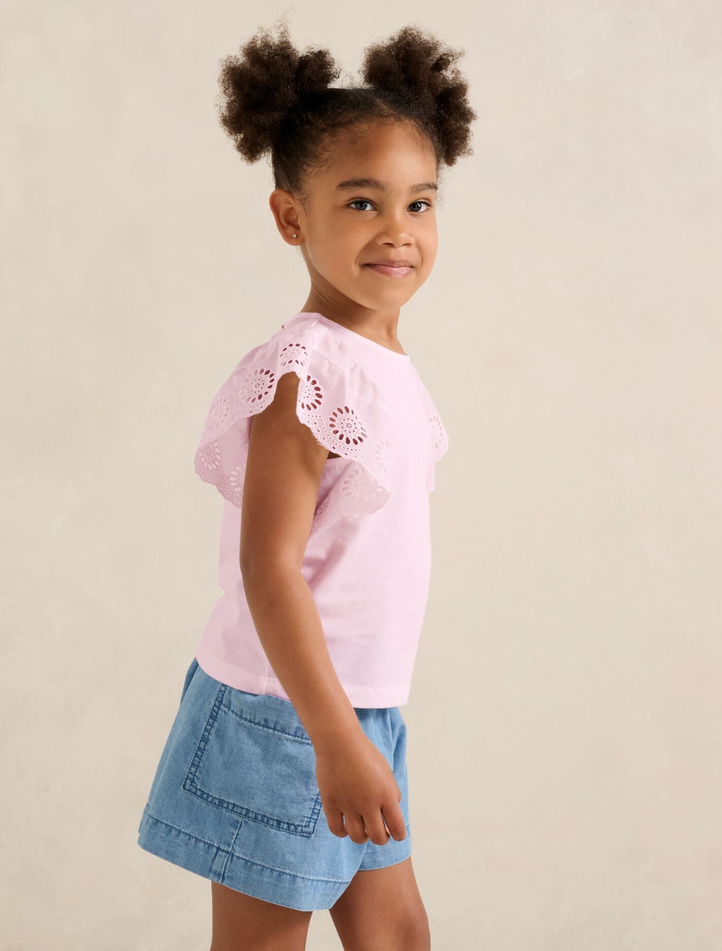 Aurora Flutter Sleeve Girls T-Shirt Forever New