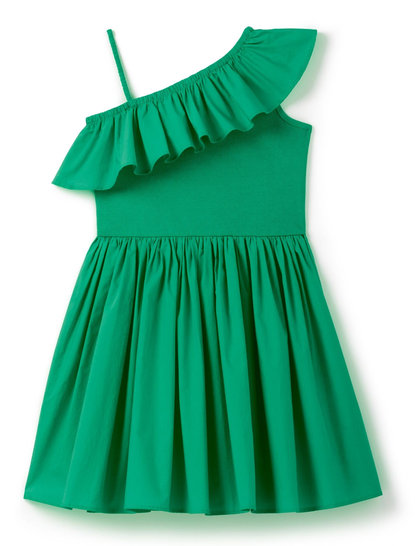 Sadie One-Shoulder Frill Girls Dress Forever New