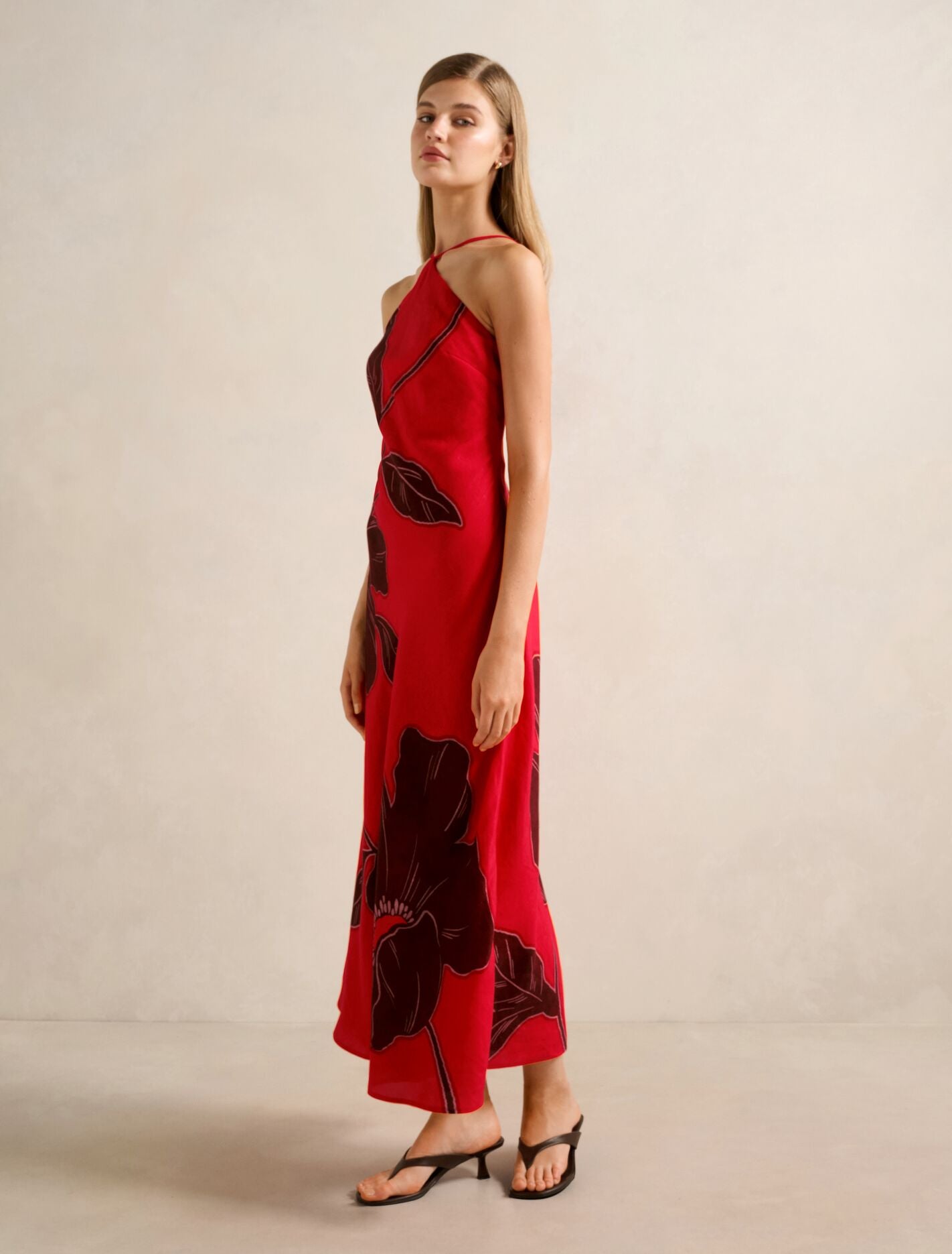 Nova Arrow Neck Maxi Dress Forever New