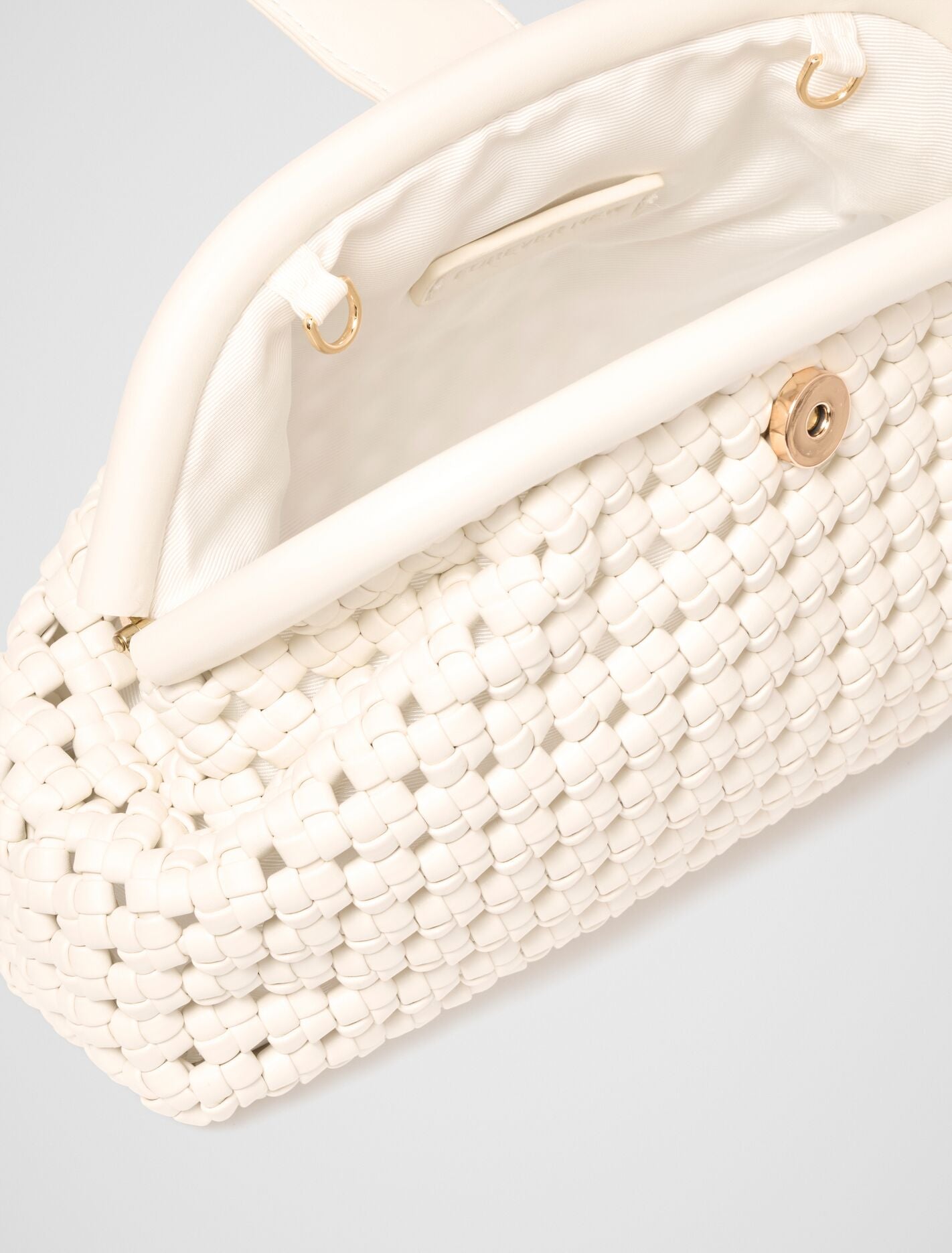 Aspen Open Weave Soft Clutch Forever New