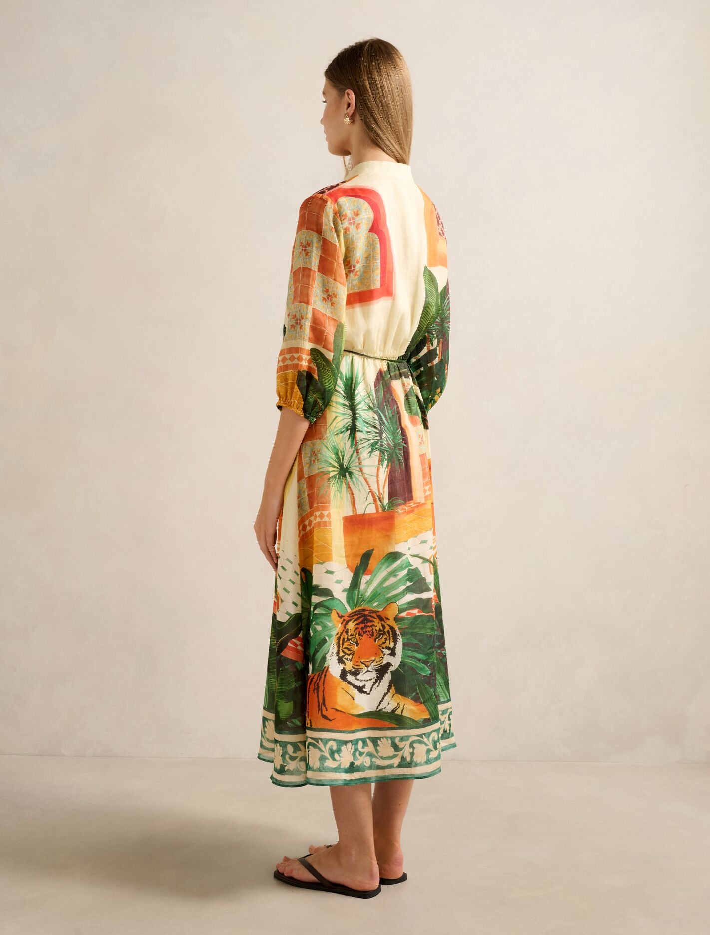 Arabella Printed Midi Dress Forever New