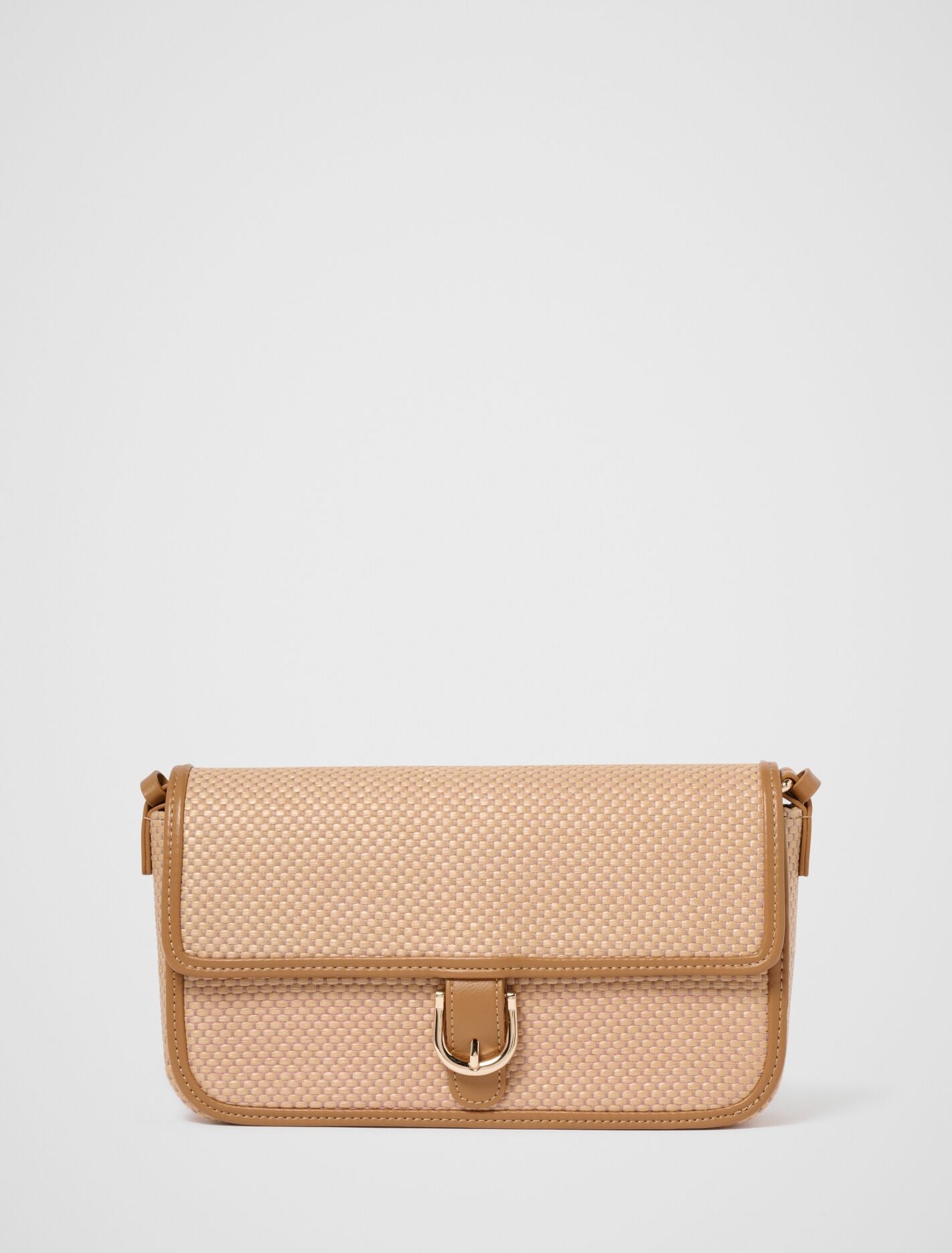 Naomi Weave Shoulder Bag 0 Tan Natural Forever New