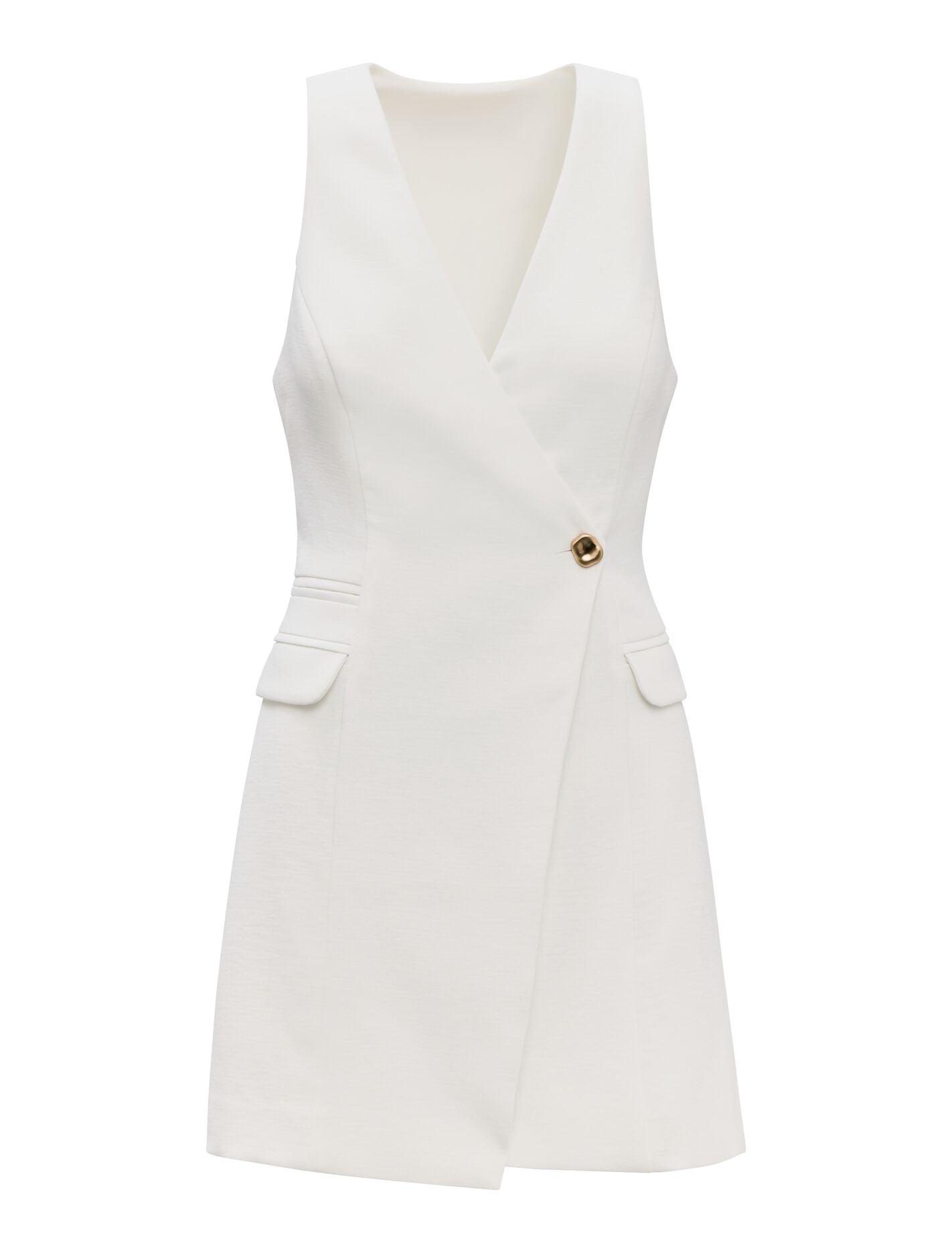 Alina Wrap Halter Mini Dress Forever New