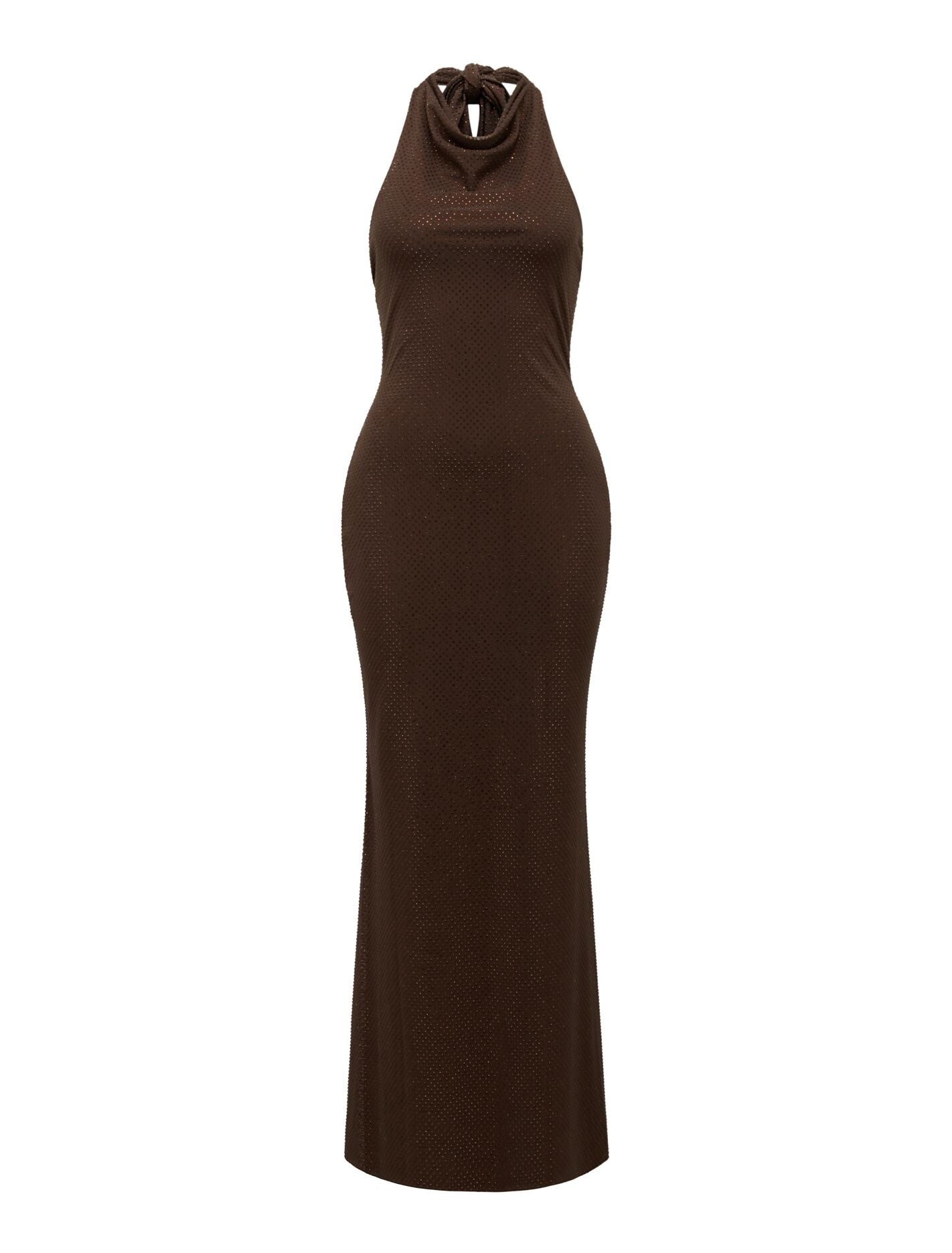 Ariana Halter Heatseal Maxi Dress Forever New