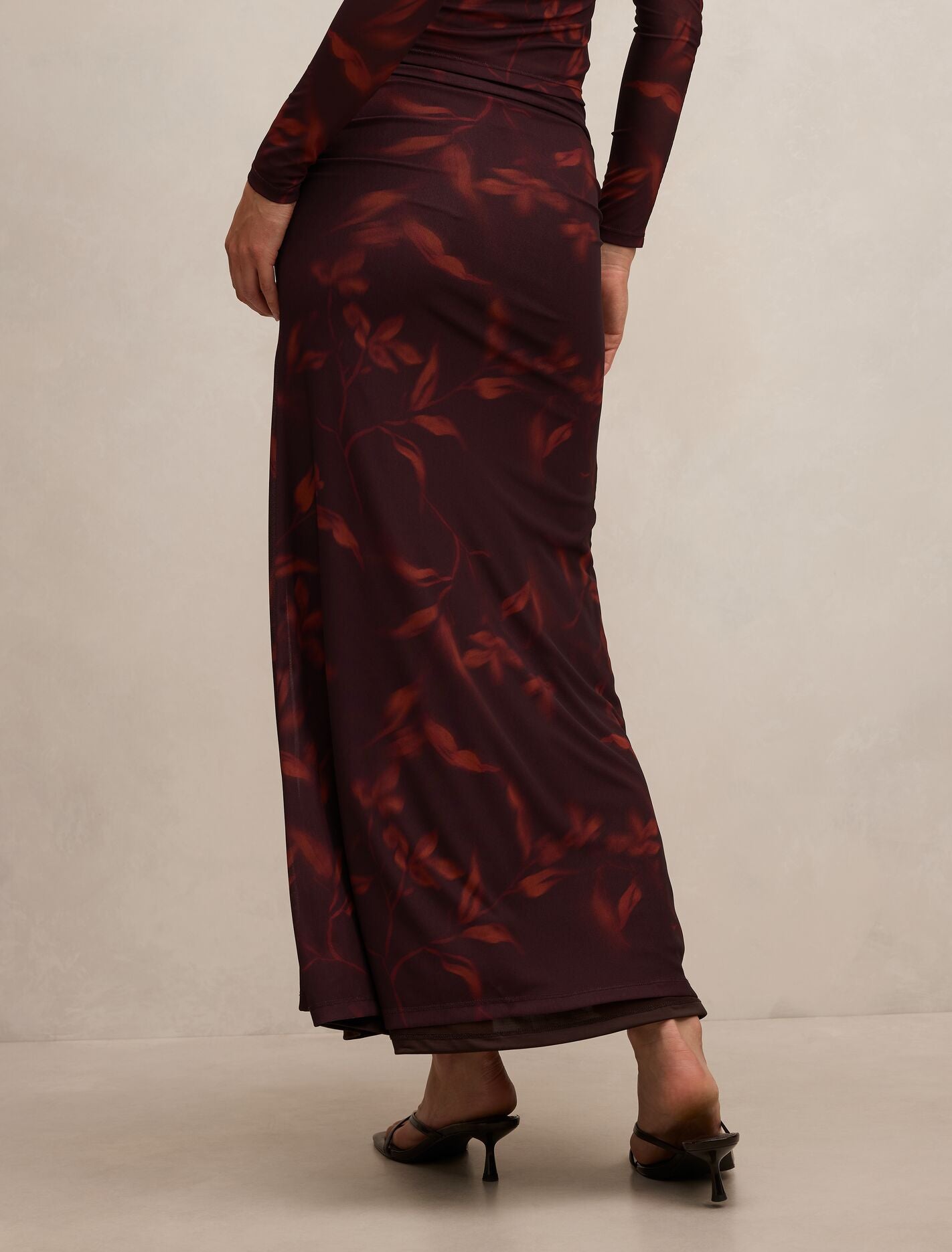 Mimi Flute Maxi Skirt Forever New