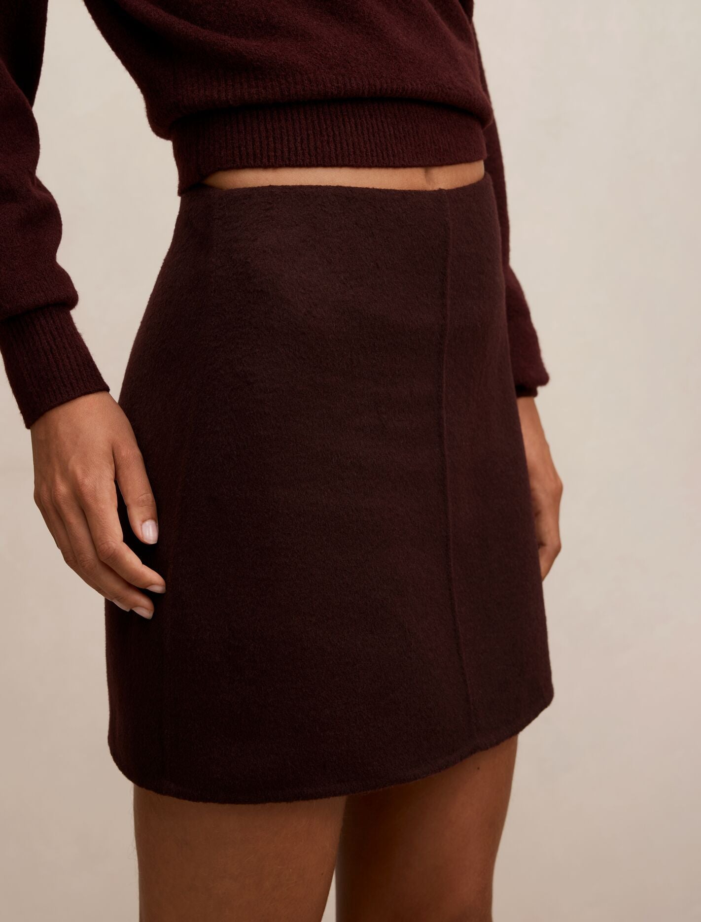 Addie Felled Mini Skirt Forever New