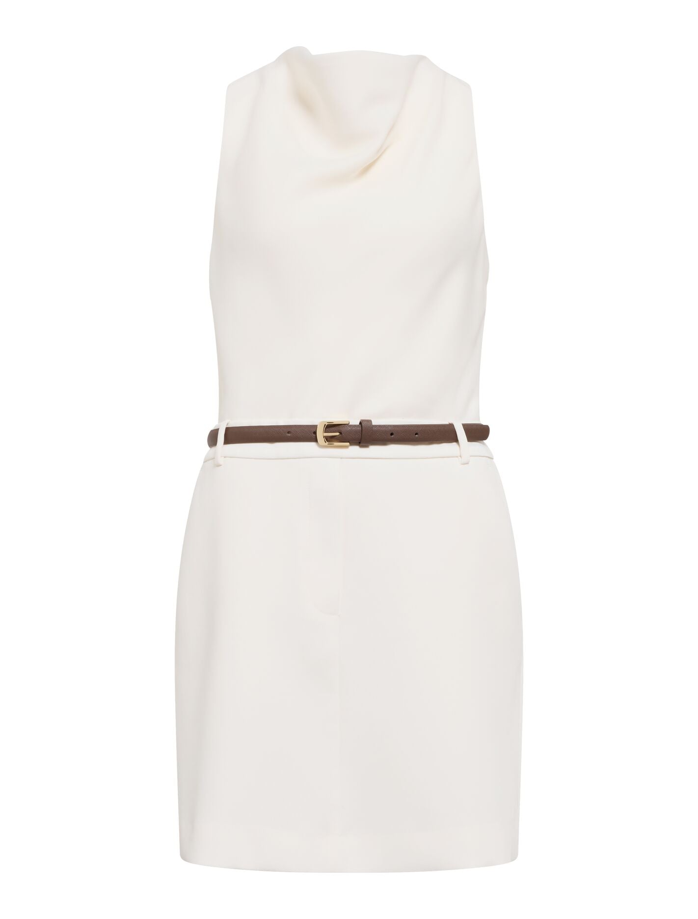 Delaney Cowl Neck Mini Dress Forever New