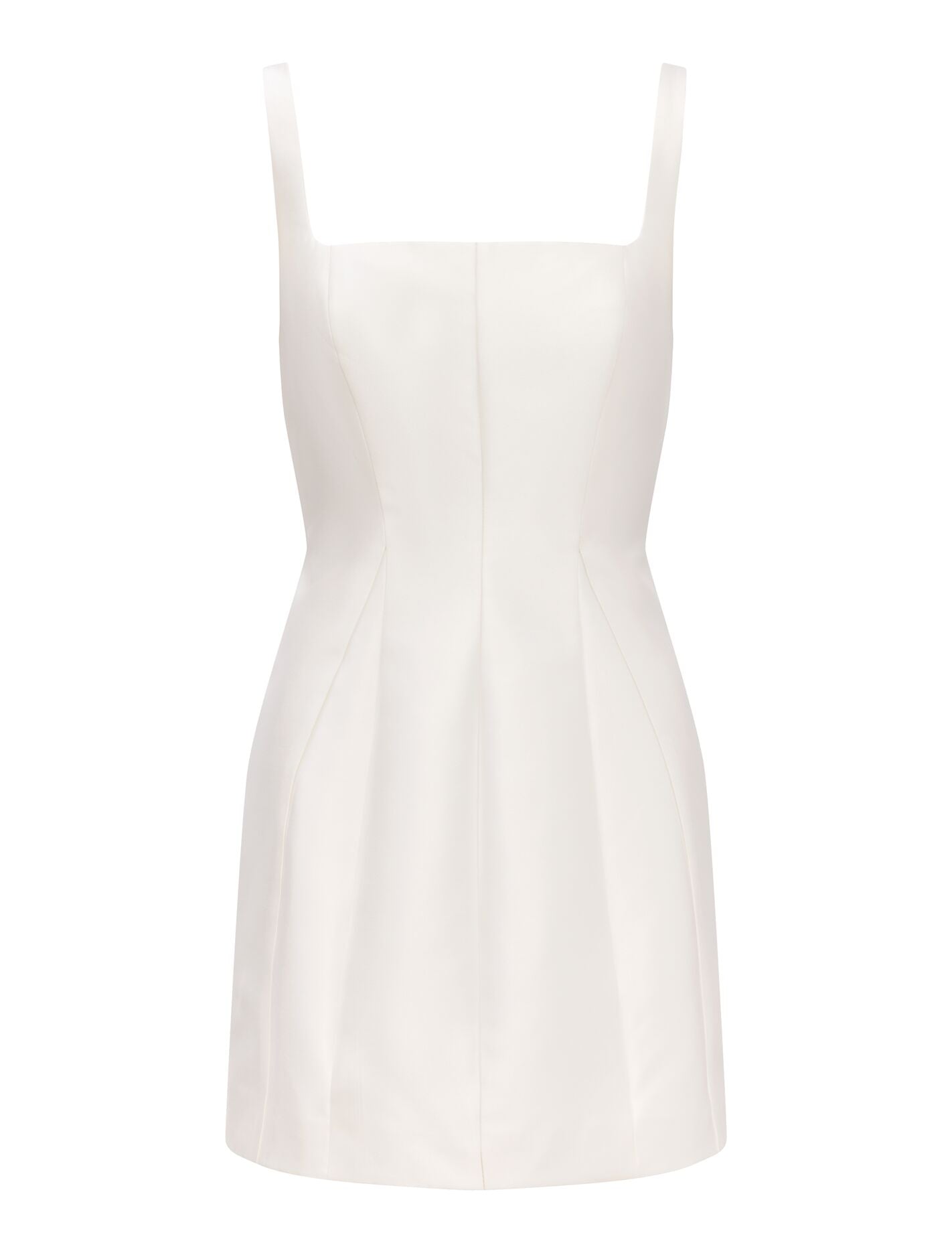 Kaitlyn Structured Satin Mini Dress Forever New