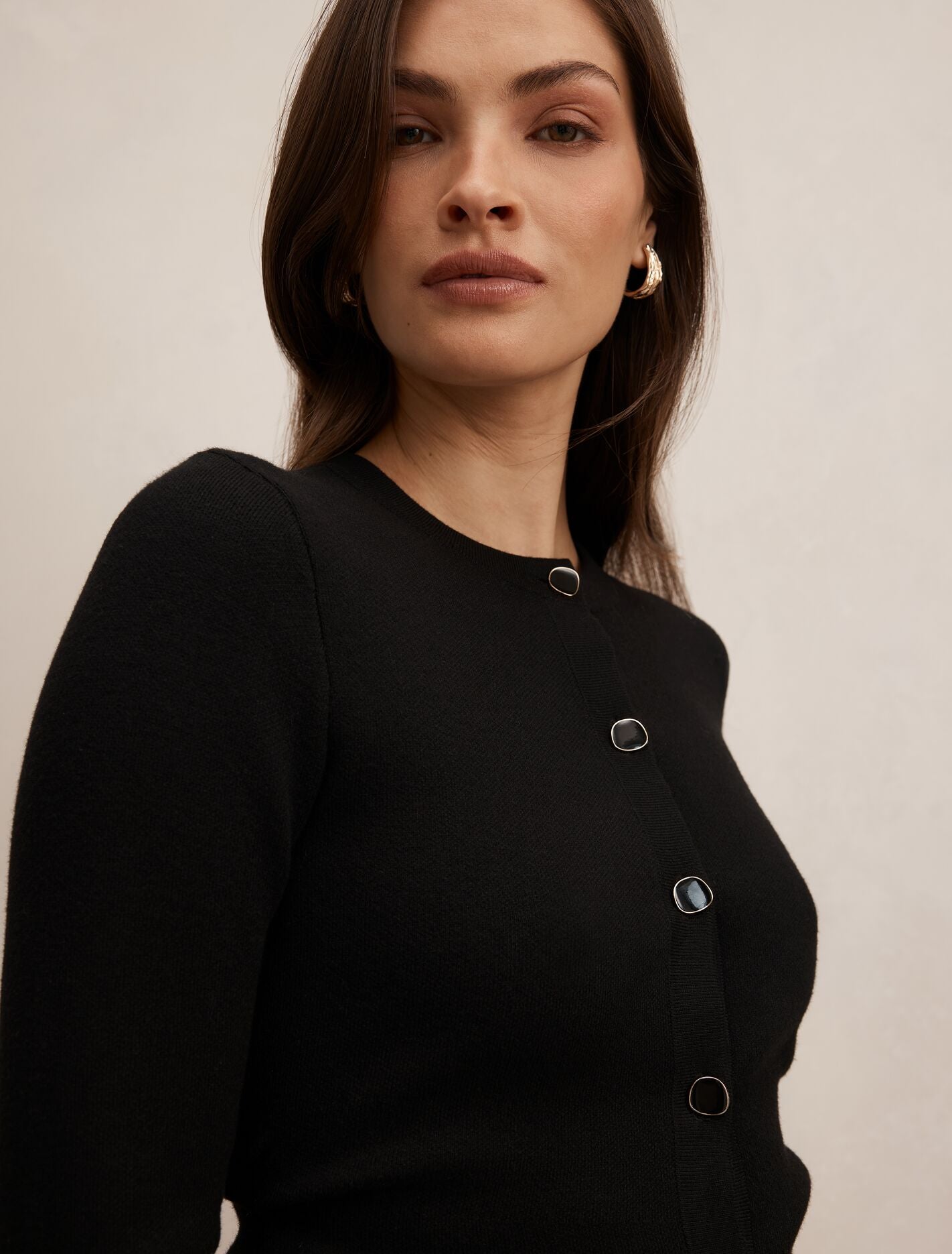 Valencia Structured Knit Cardigan Forever New