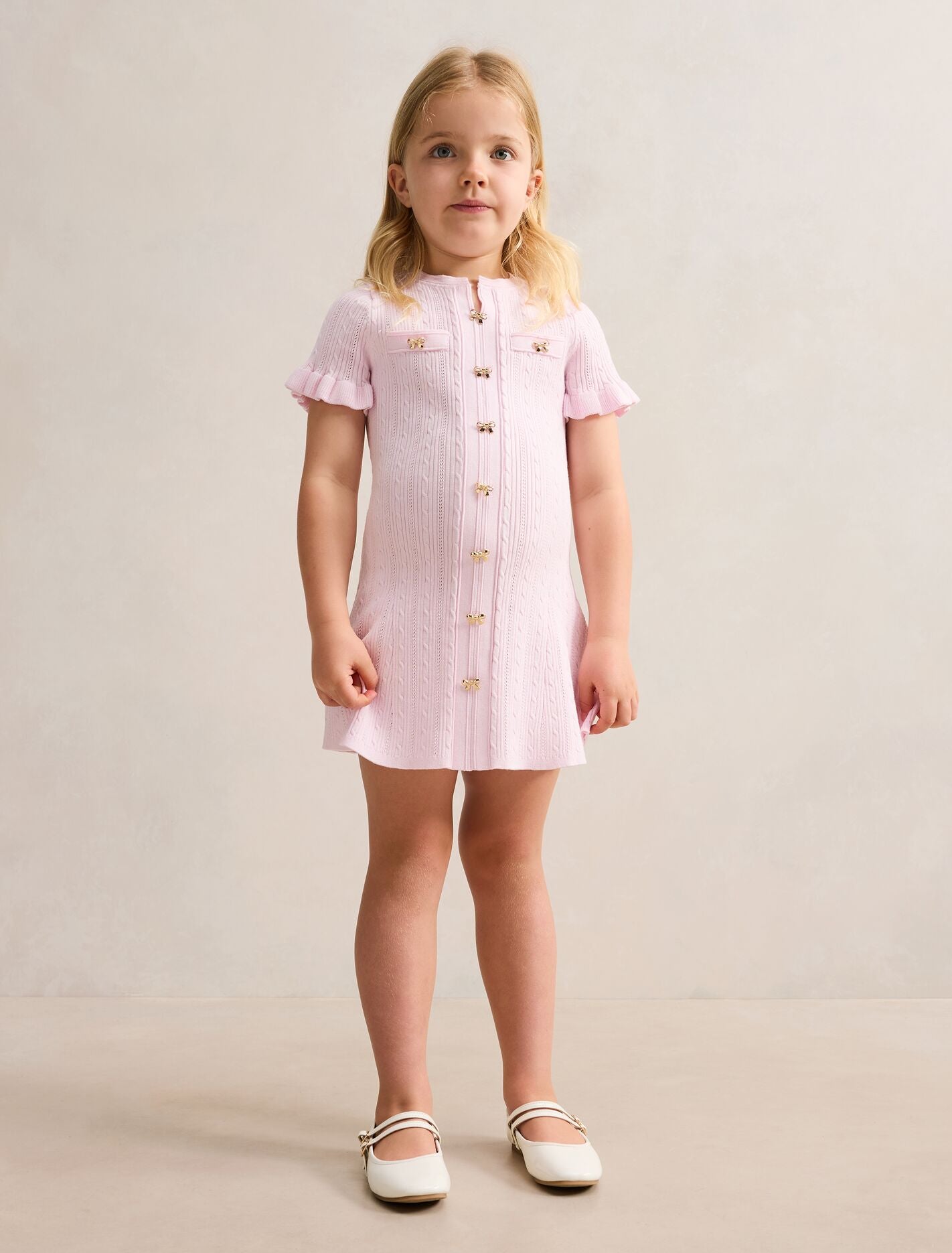 Violet Stitch Interest Girls Mini Dress Forever New