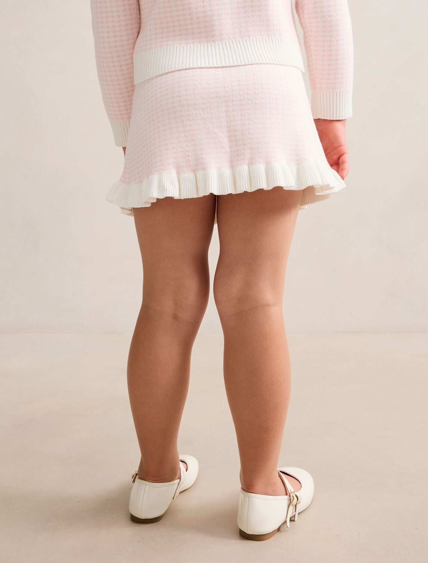 Blair Girls Houndstooth Frill Skirt Forever New