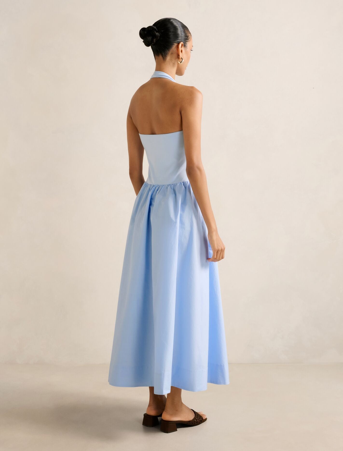 Margot Petite 2 in 1 Halter Midi Dress Forever New