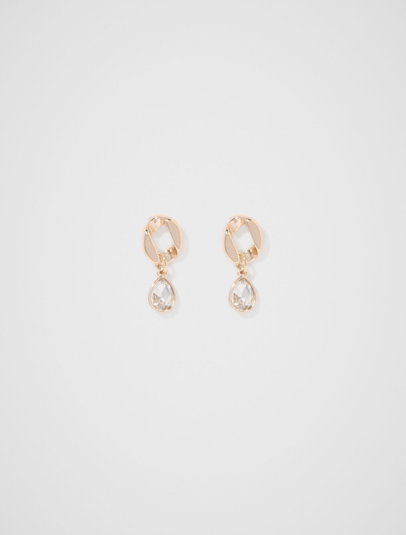 Celia Link Stone Drop Earrings 0 Gold Crystal Forever New