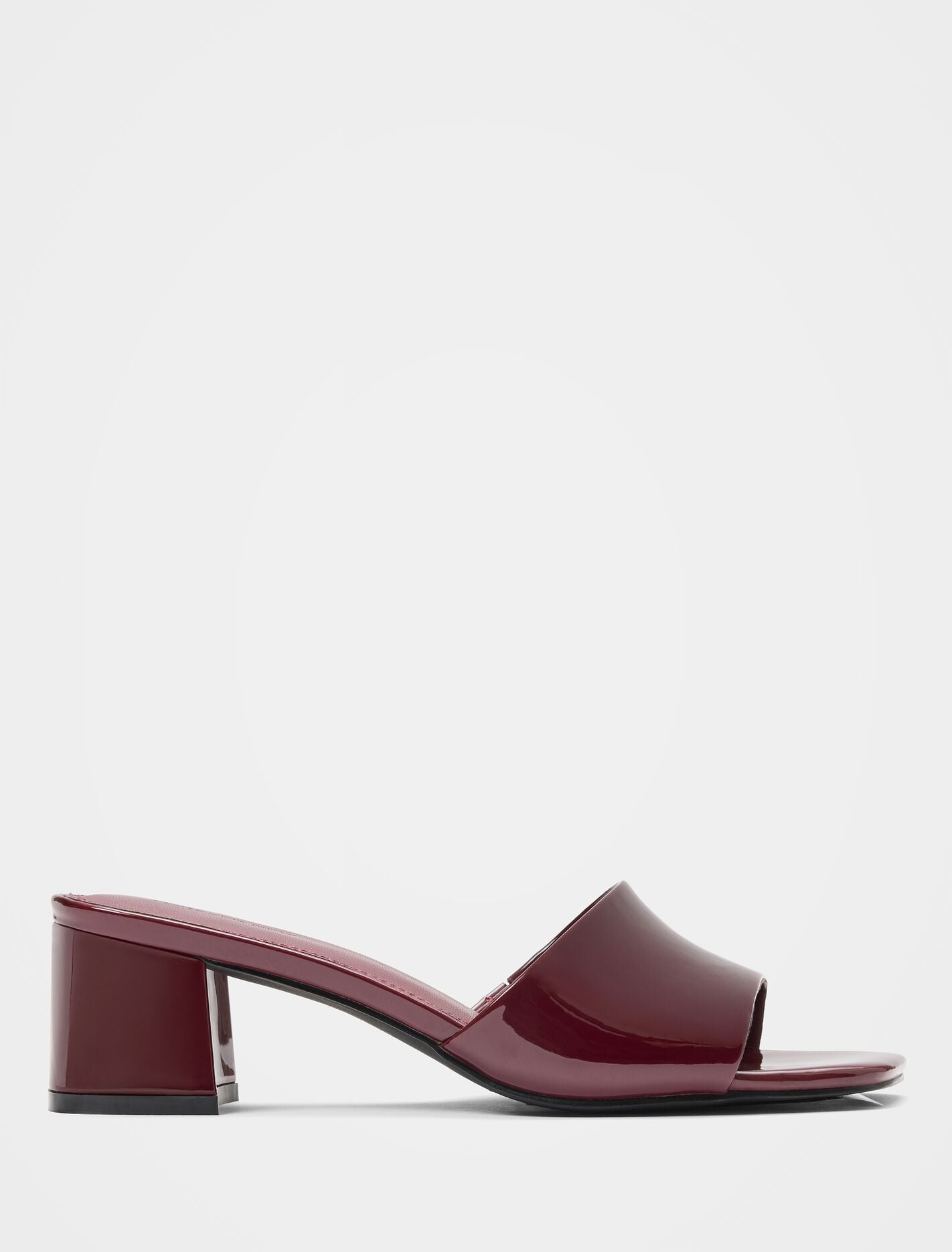 Blaire Block Heel Mule Burgundy Forever New