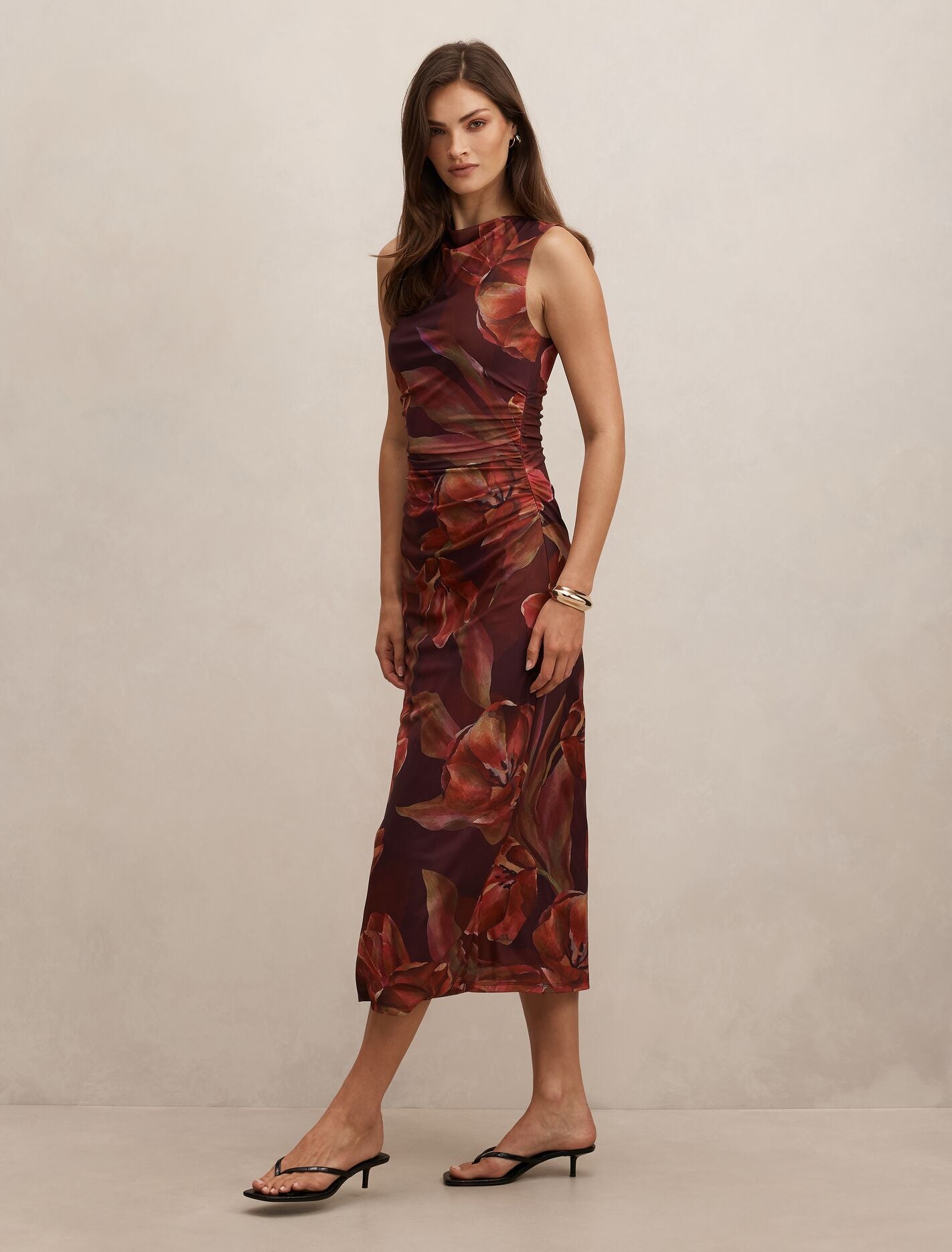 Allegra Mesh Midi Dress Forever New