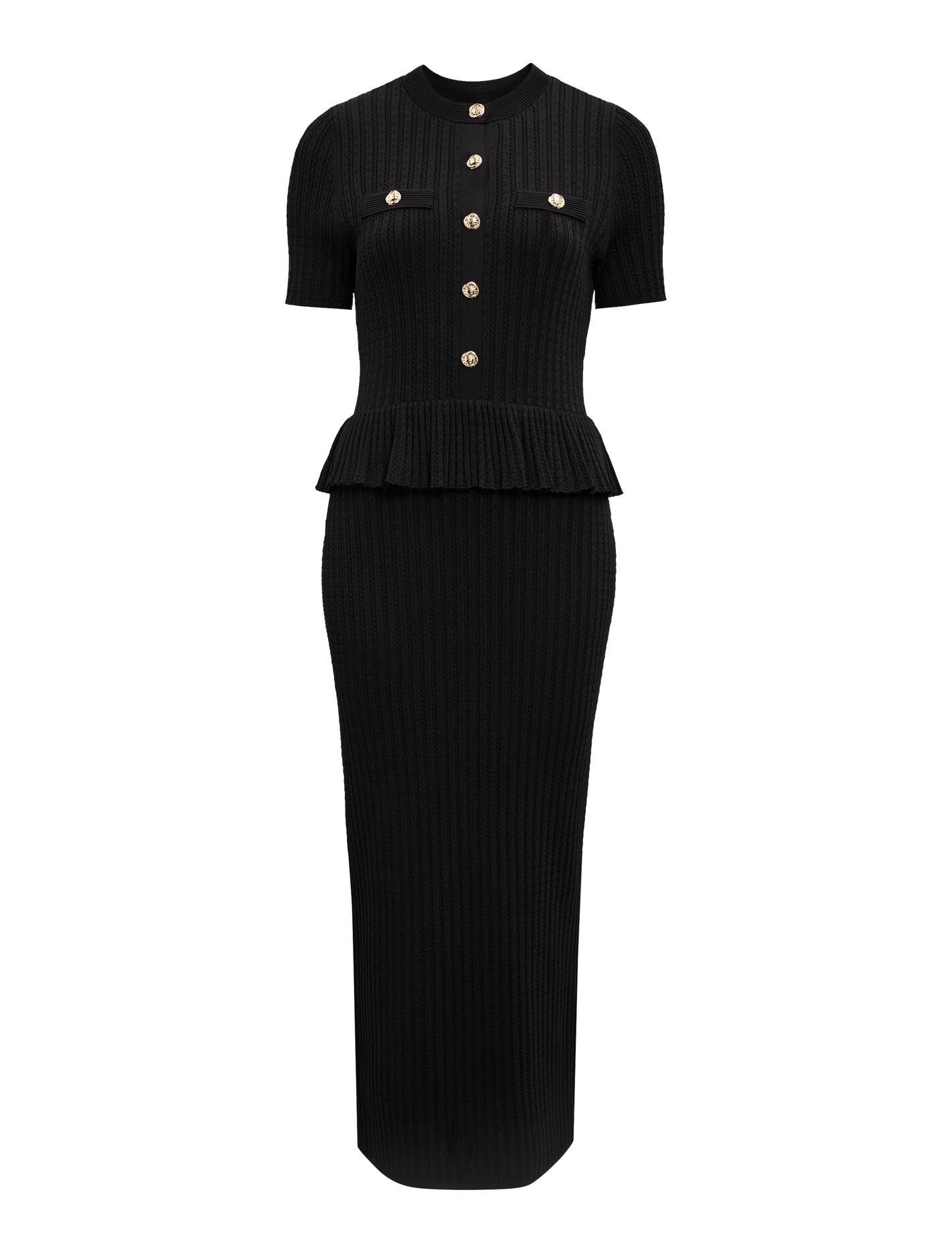Tahlina Stitch Interest Midi Dress Forever New