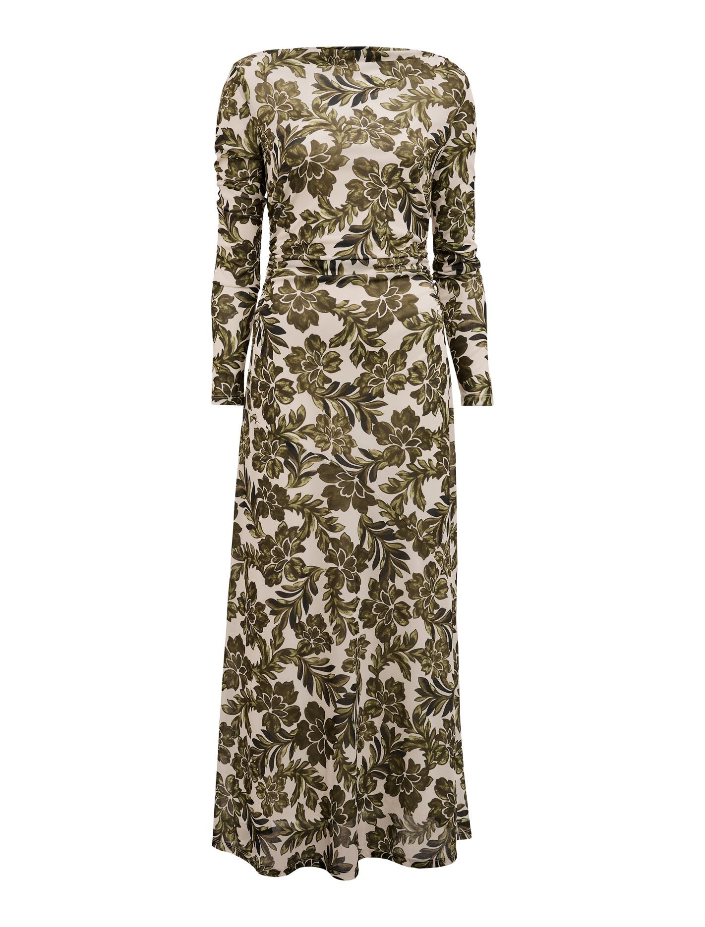 Georgia Long Sleeve Mesh Midi Dress Forever New