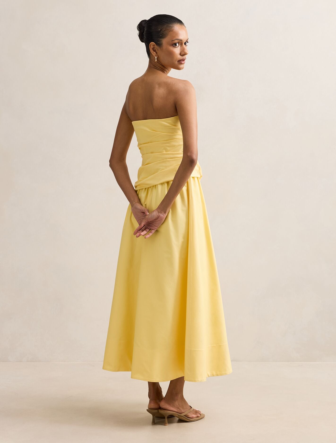 Ashton Petite Ruched Midi Dress Forever New