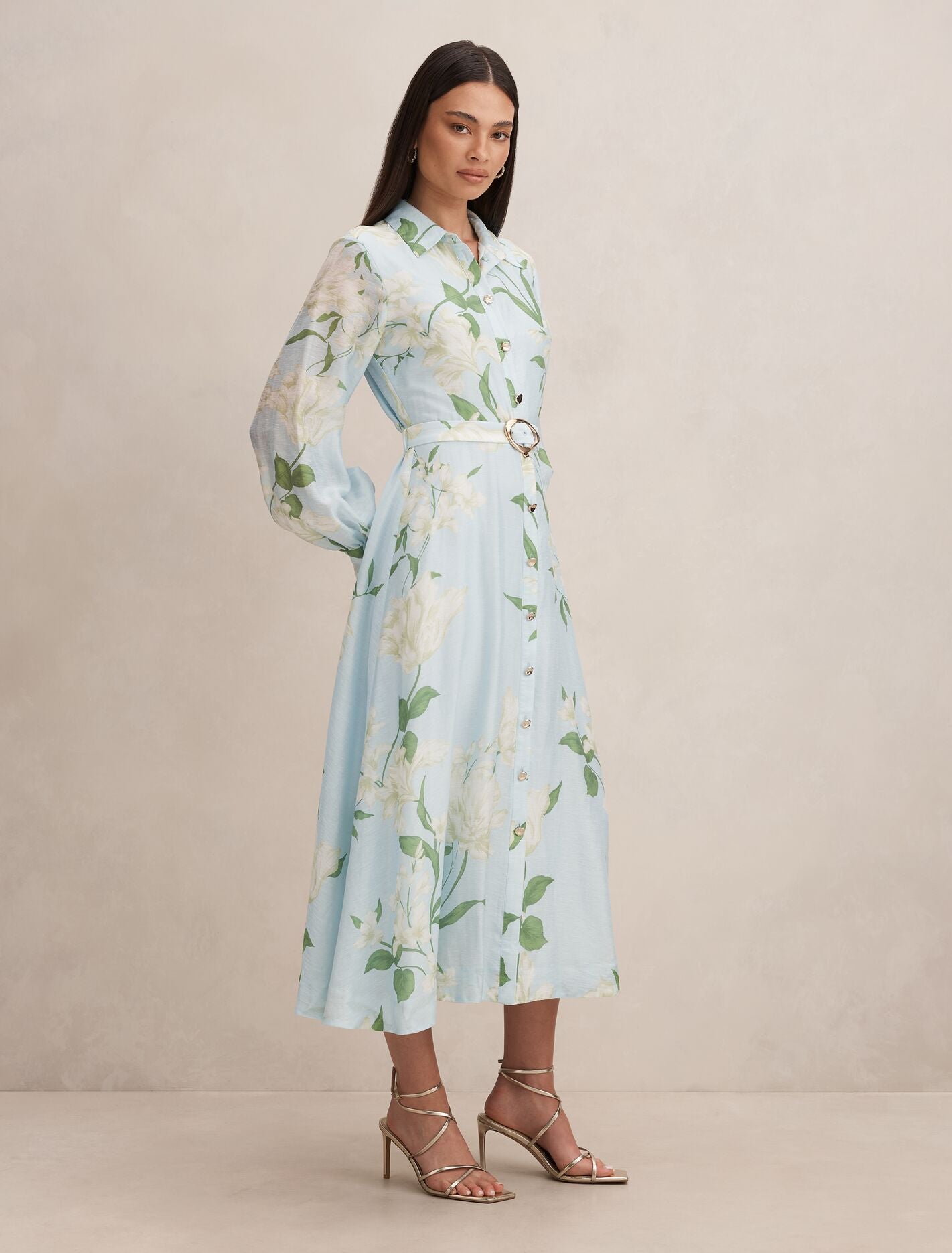 Freya Printed Shirt Dress Forever New